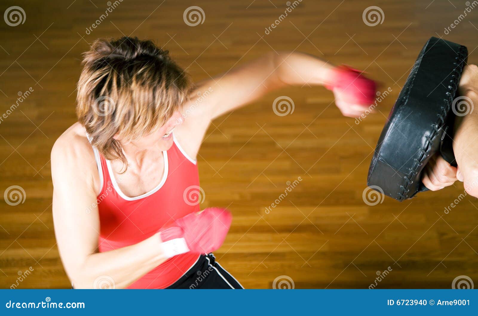 Martial Arts Sparring Punch Stock Photo Image of exercising, boxing