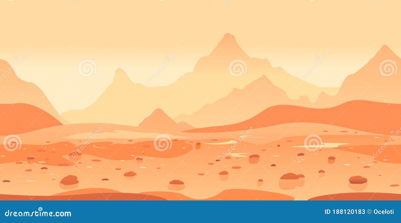 Martian Surface Background