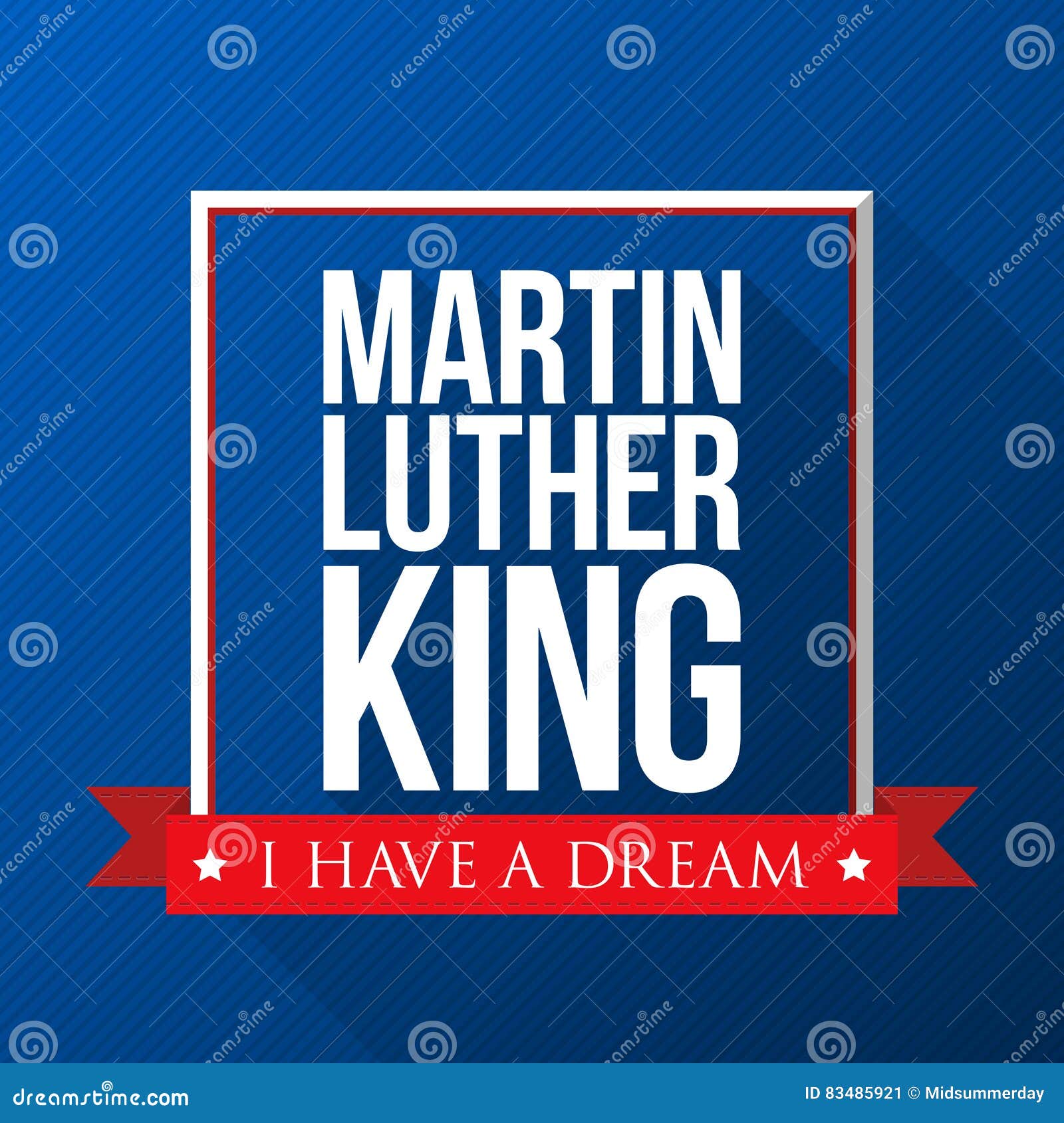 martin luther king day background. usa patriotic  . colorful template for national celebrations
