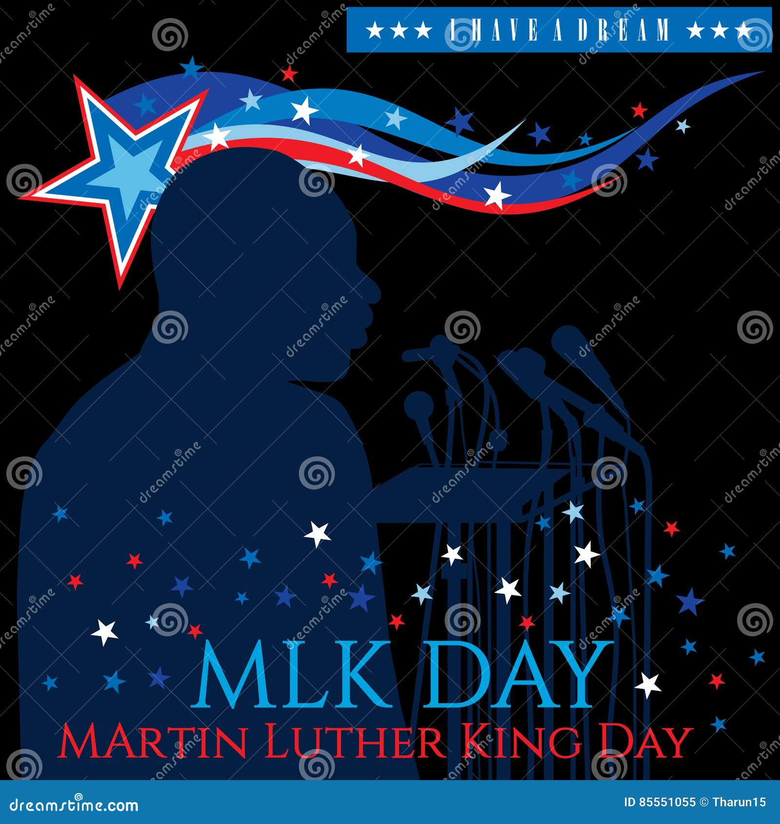 Martin Luther King Day editorial image. Illustration of ring - 85551055