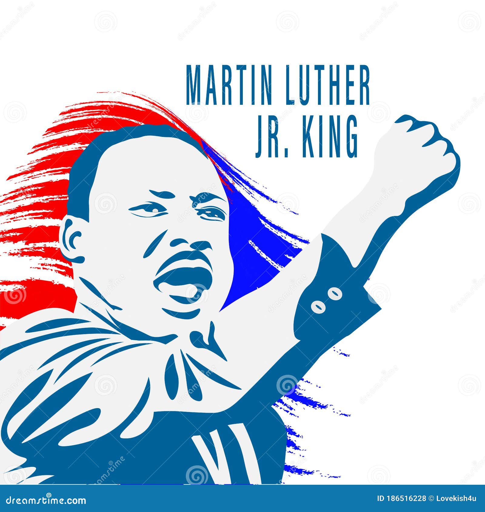 Martin Luther King Jr. Day Greeting Card Background ...