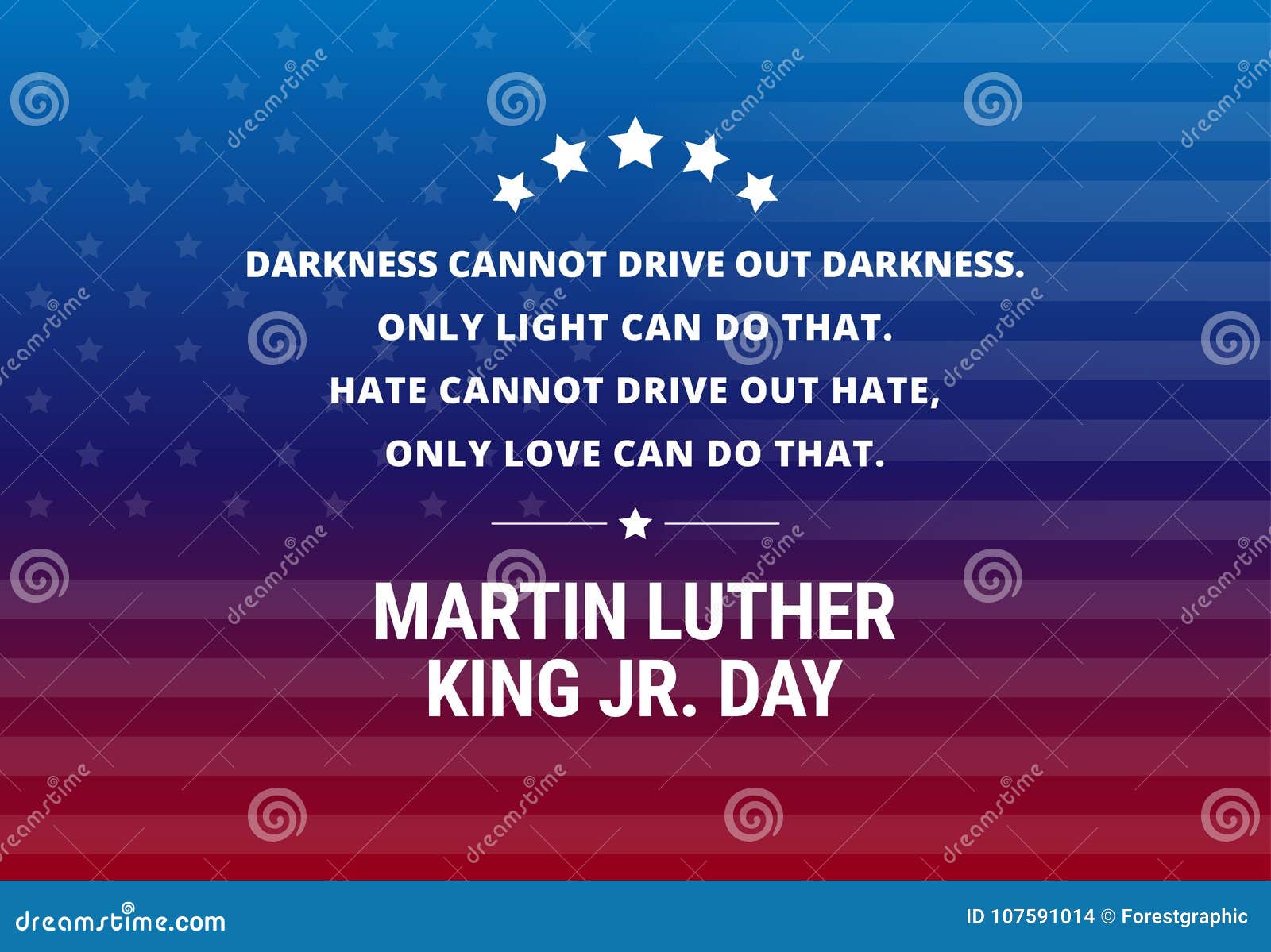 martin luther king jr day holiday  background - inspirational quote