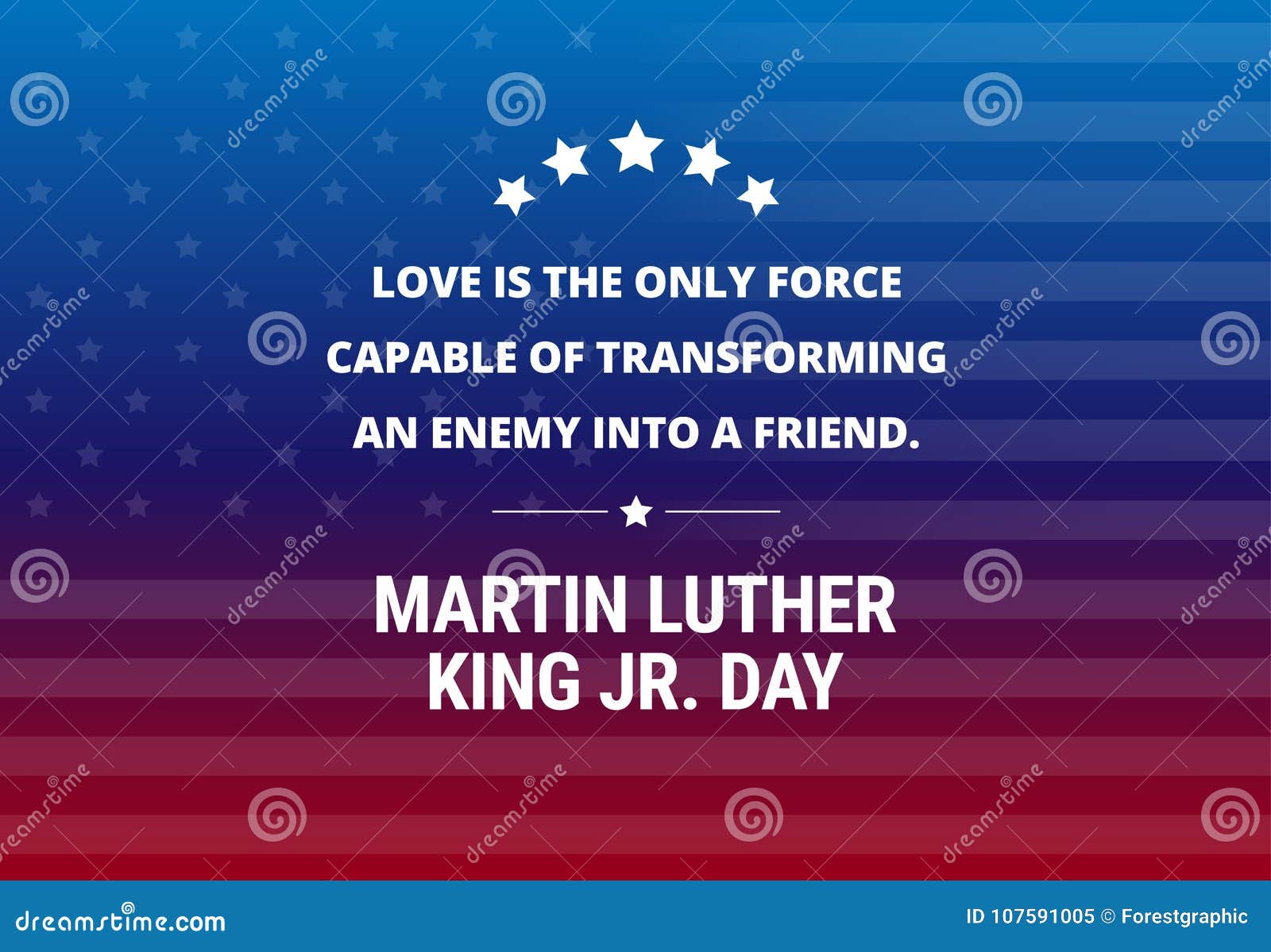 martin luther king jr day holiday  background - inspirational quote