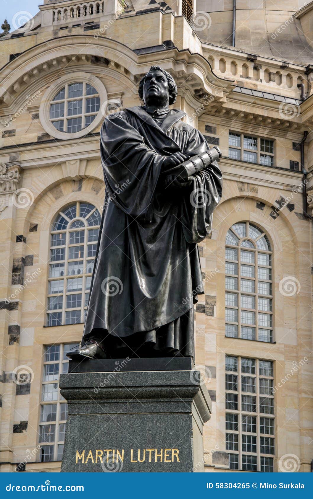 Martin Luther Statue In Dresden Stock Photo Image 58304265