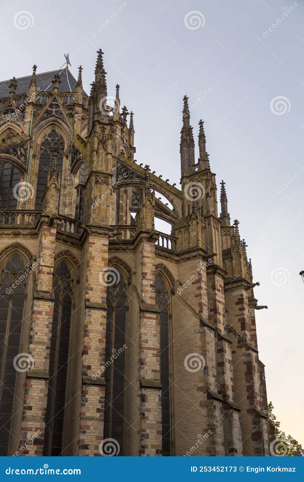 martin`s cathedral or domkerk in utrecht, the netherlands