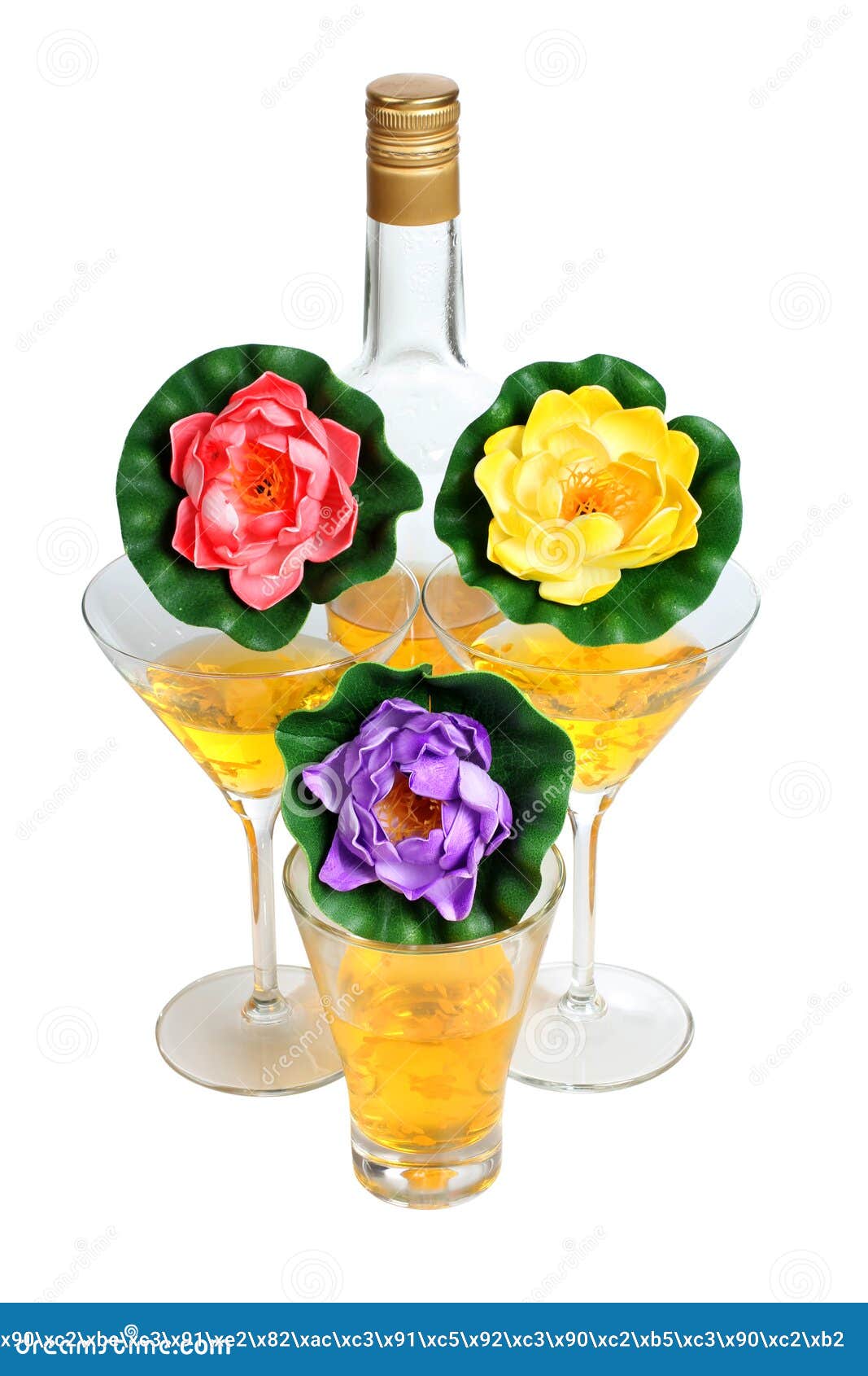 Martini flower stock photo. Image of utensils, drink 28804198