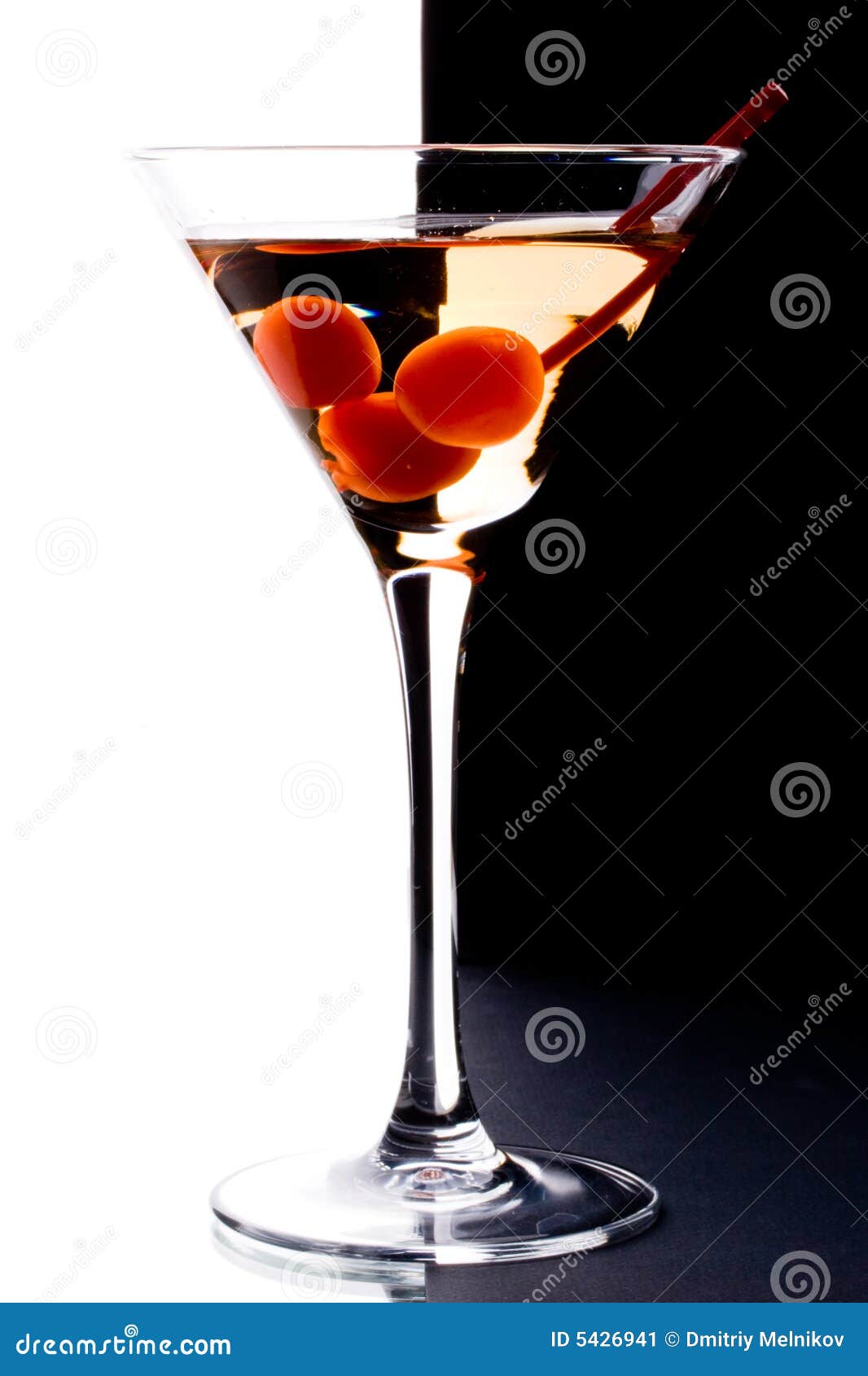 Martini in a glass stock image. Image of elegant, glass 5426941