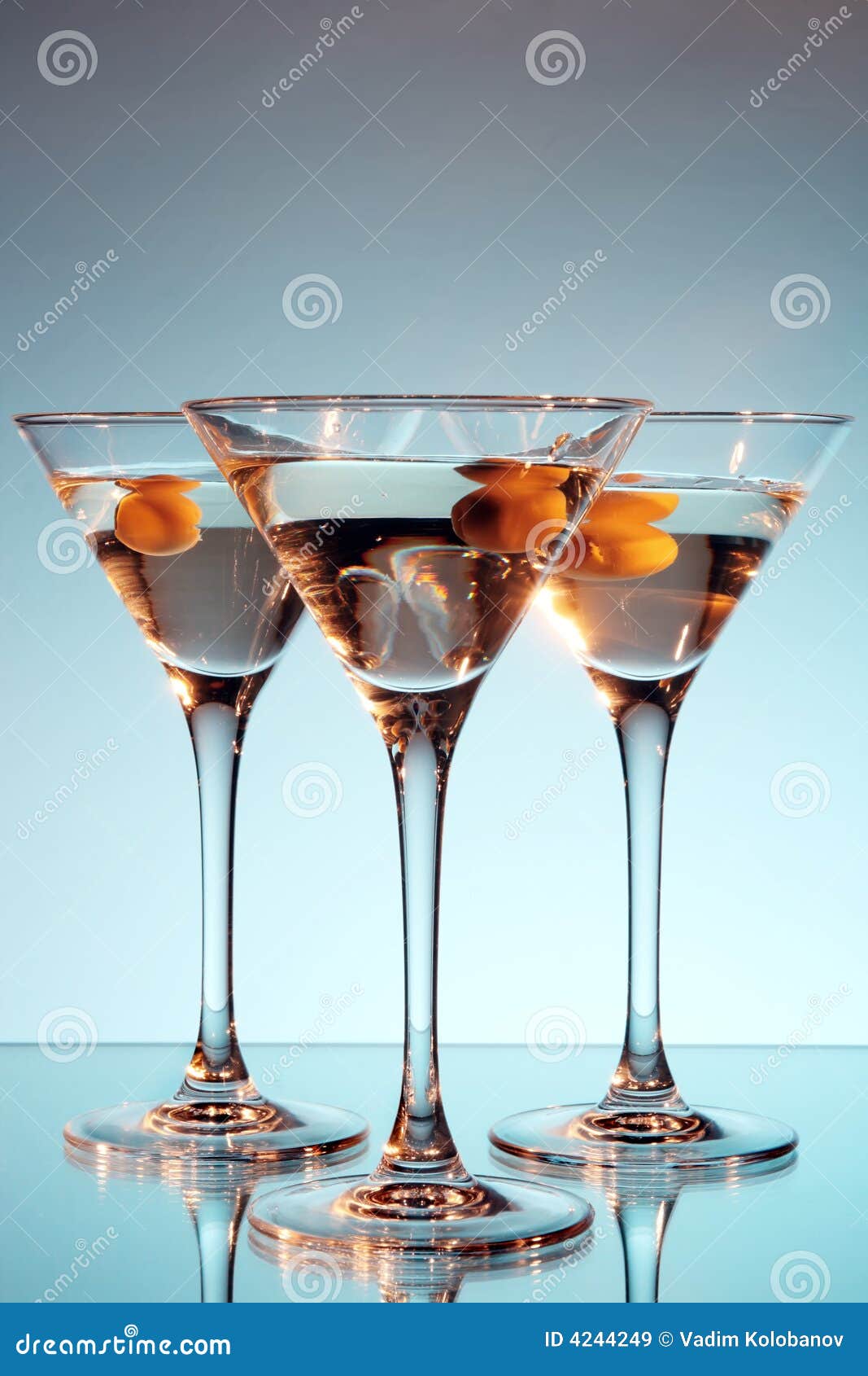 Martini Glass with Olive Inside Stock Image Image of refresh, night
