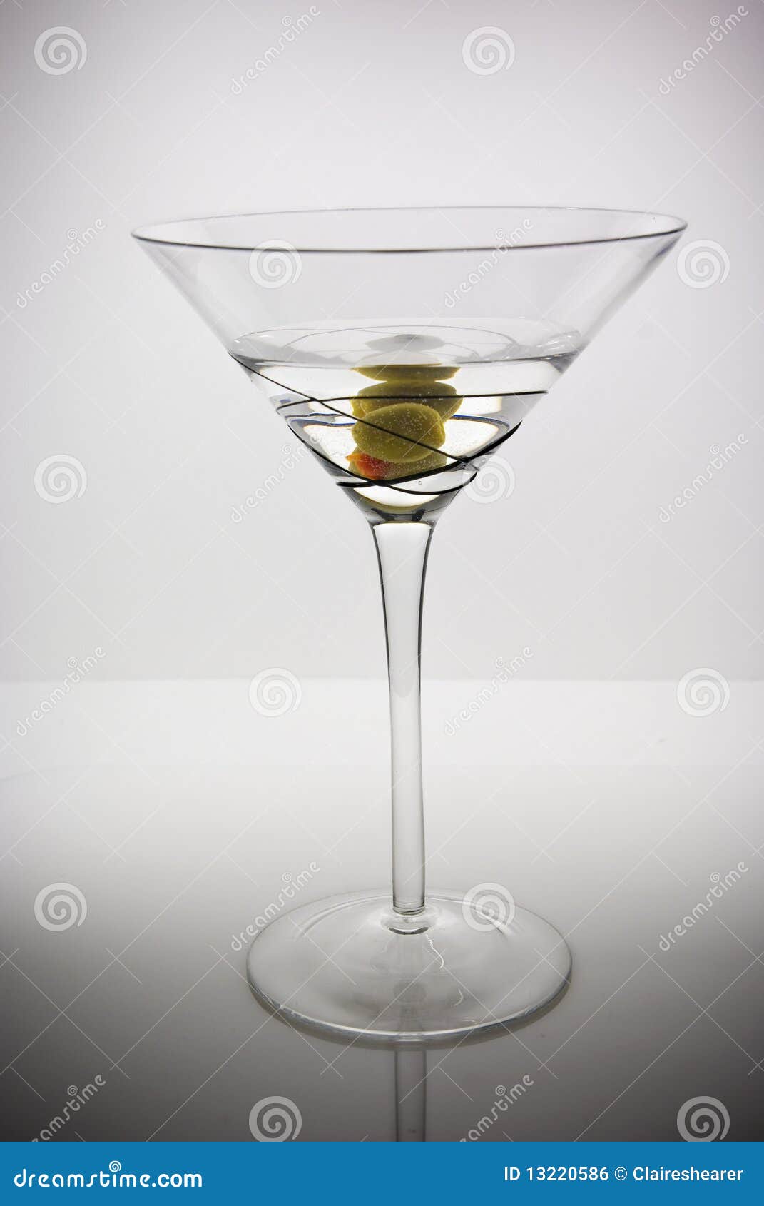 Martini Glass with olives stock photo. Image of cocktail 13220586