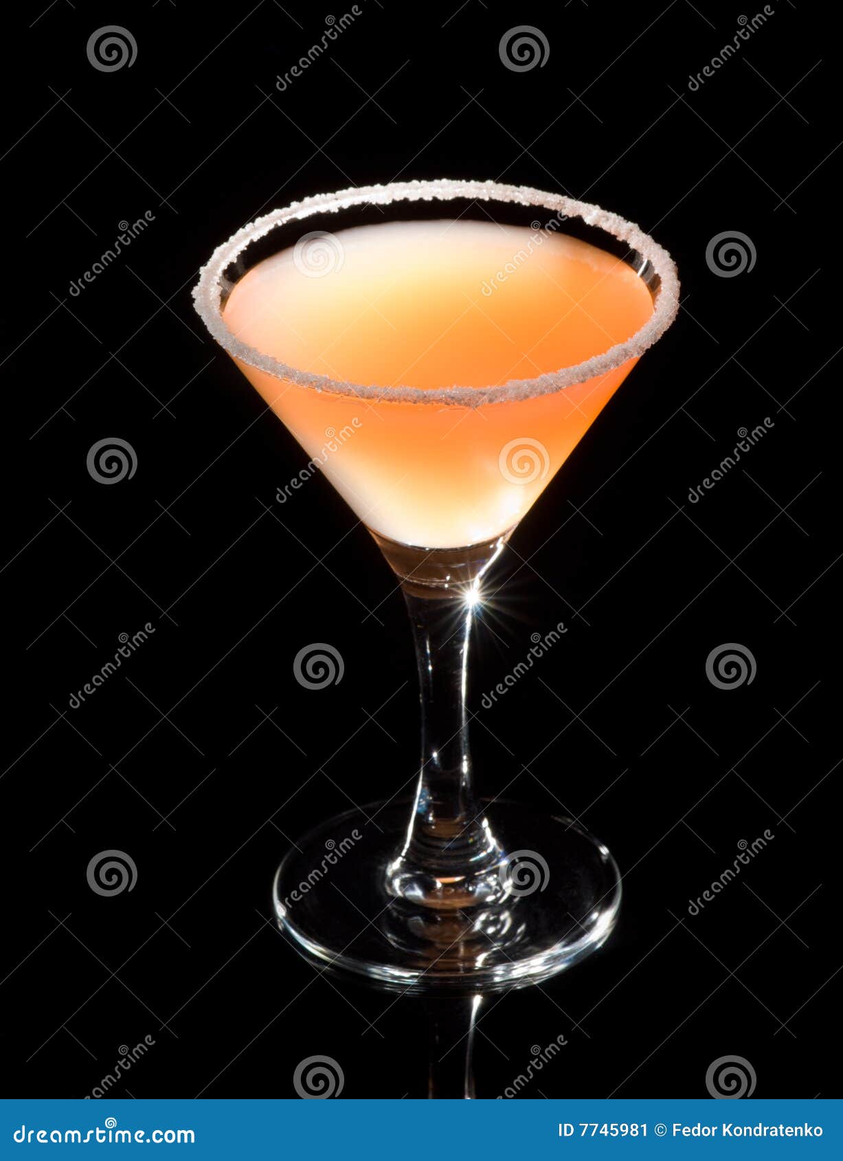Martini Glass with Yellow Cocktail Stock Image Image of drink, life