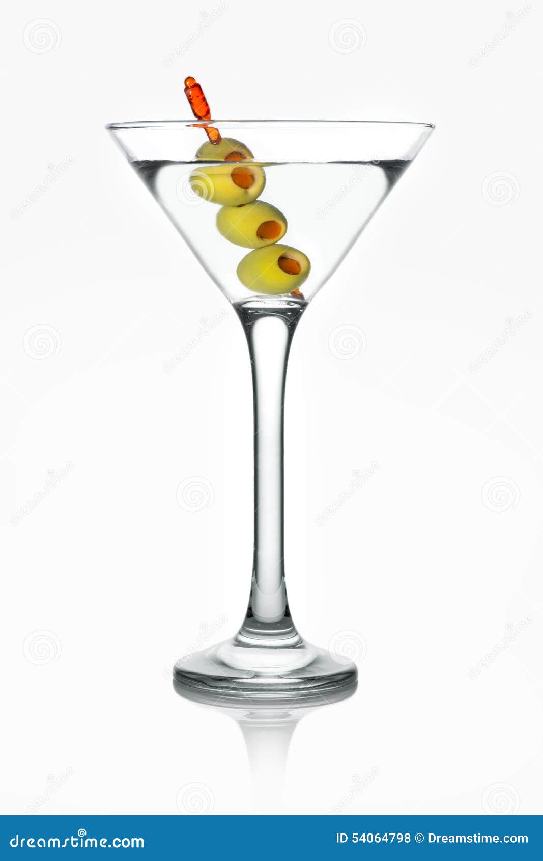 Martini with olives stock photo. Image of drink, food 54064798