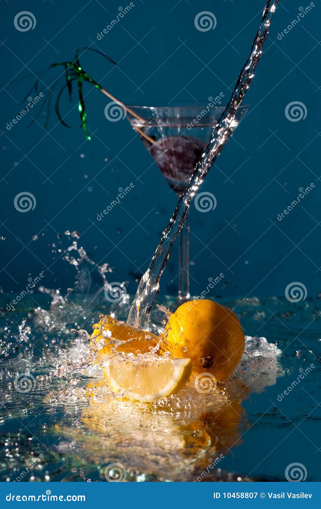 Martini splash stock image. Image of liquid, fruit, clubbing 10458807