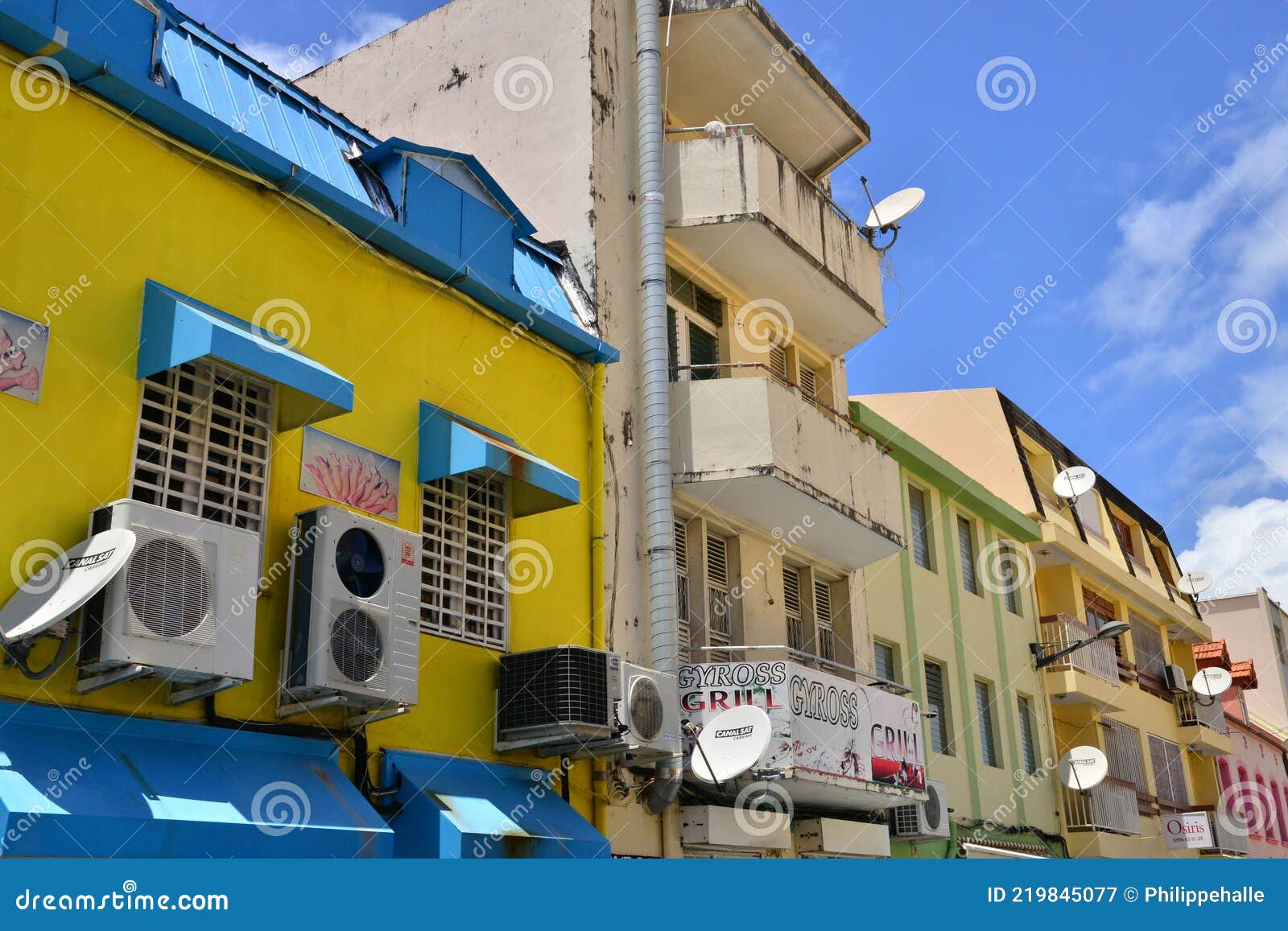 Martinique, Picturesque City of Fort De France Editorial Photography ...