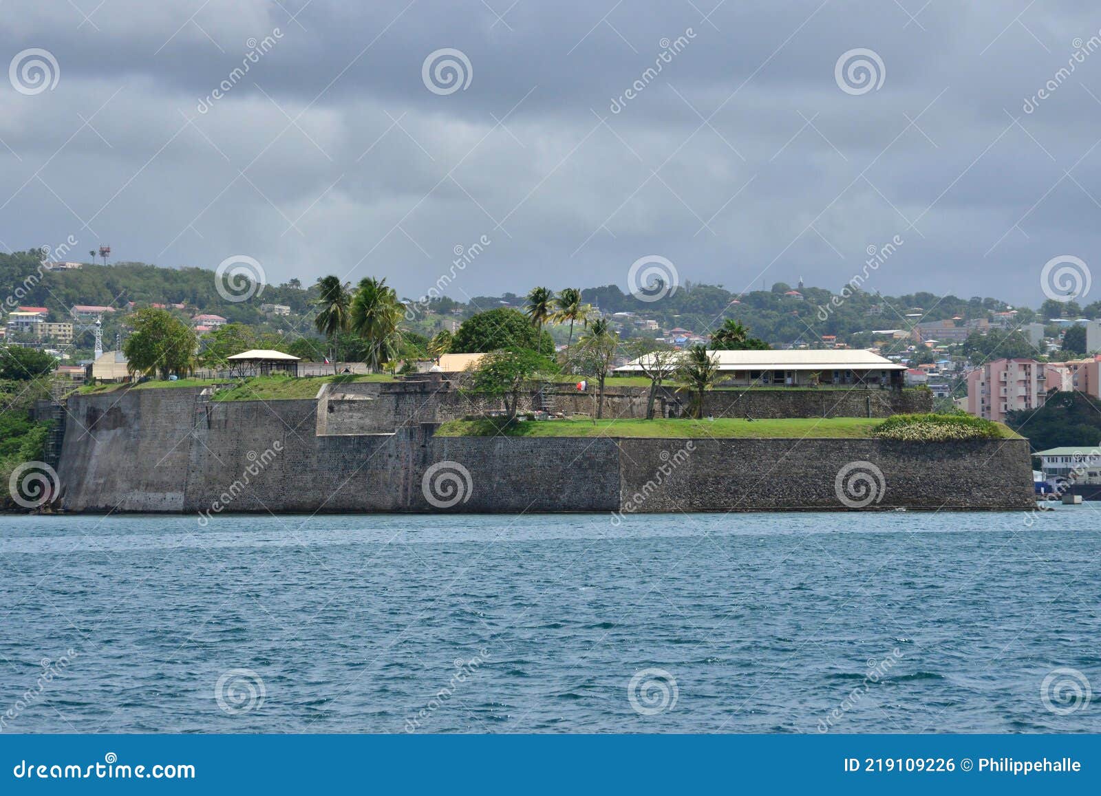 Martinique, Picturesque City of Fort De France Editorial Photo - Image ...