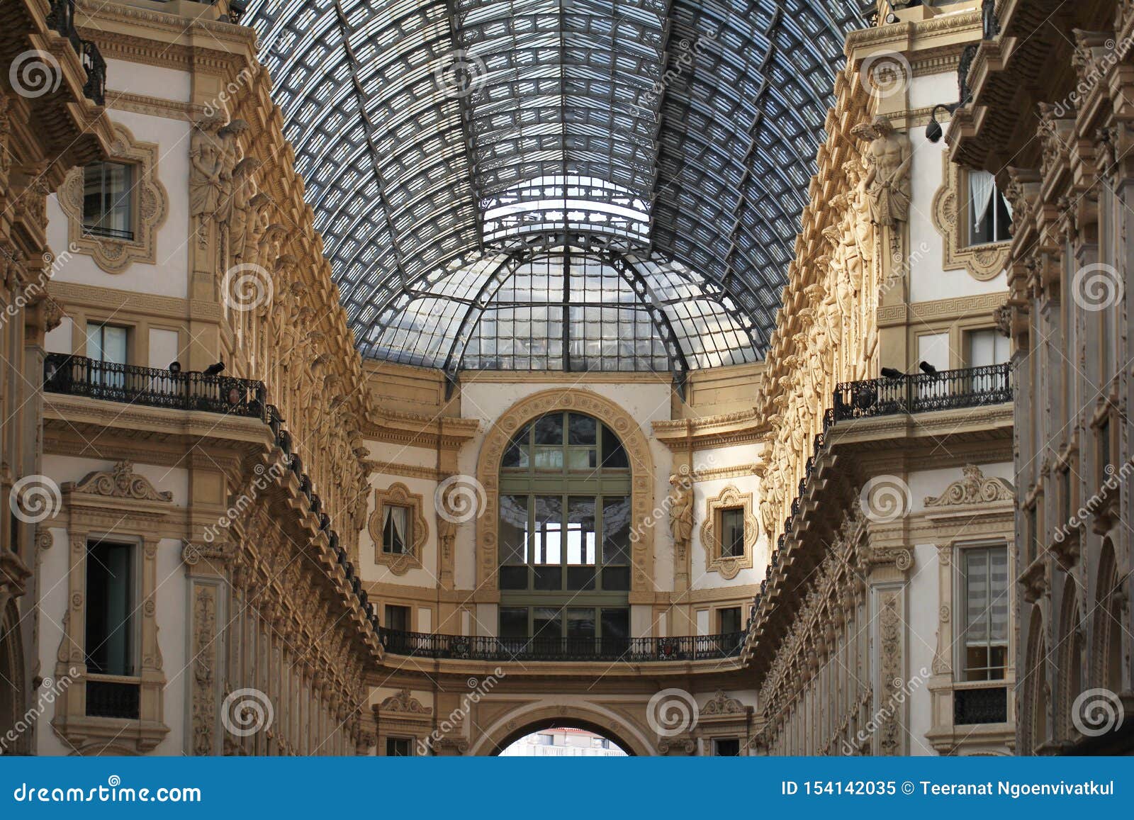 Lighting design for the Galleria Vittorio Emanuele in Milan by