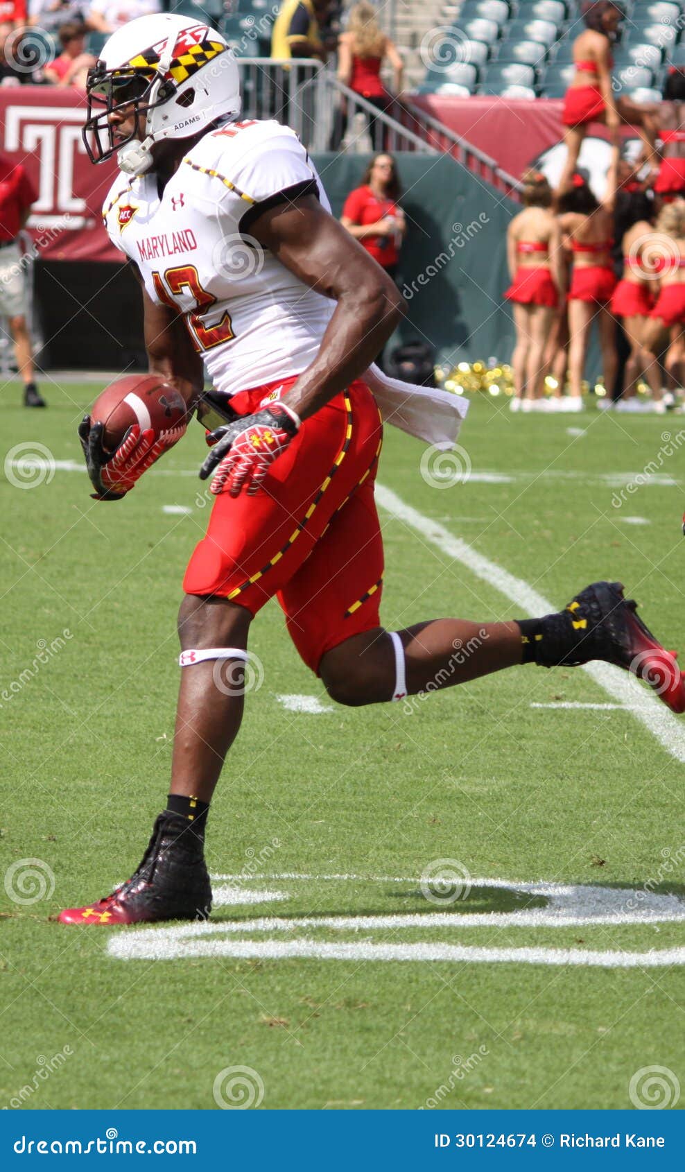 Maryland Receiver 12 Kevin Dorsey Editorial Stock Image Image of