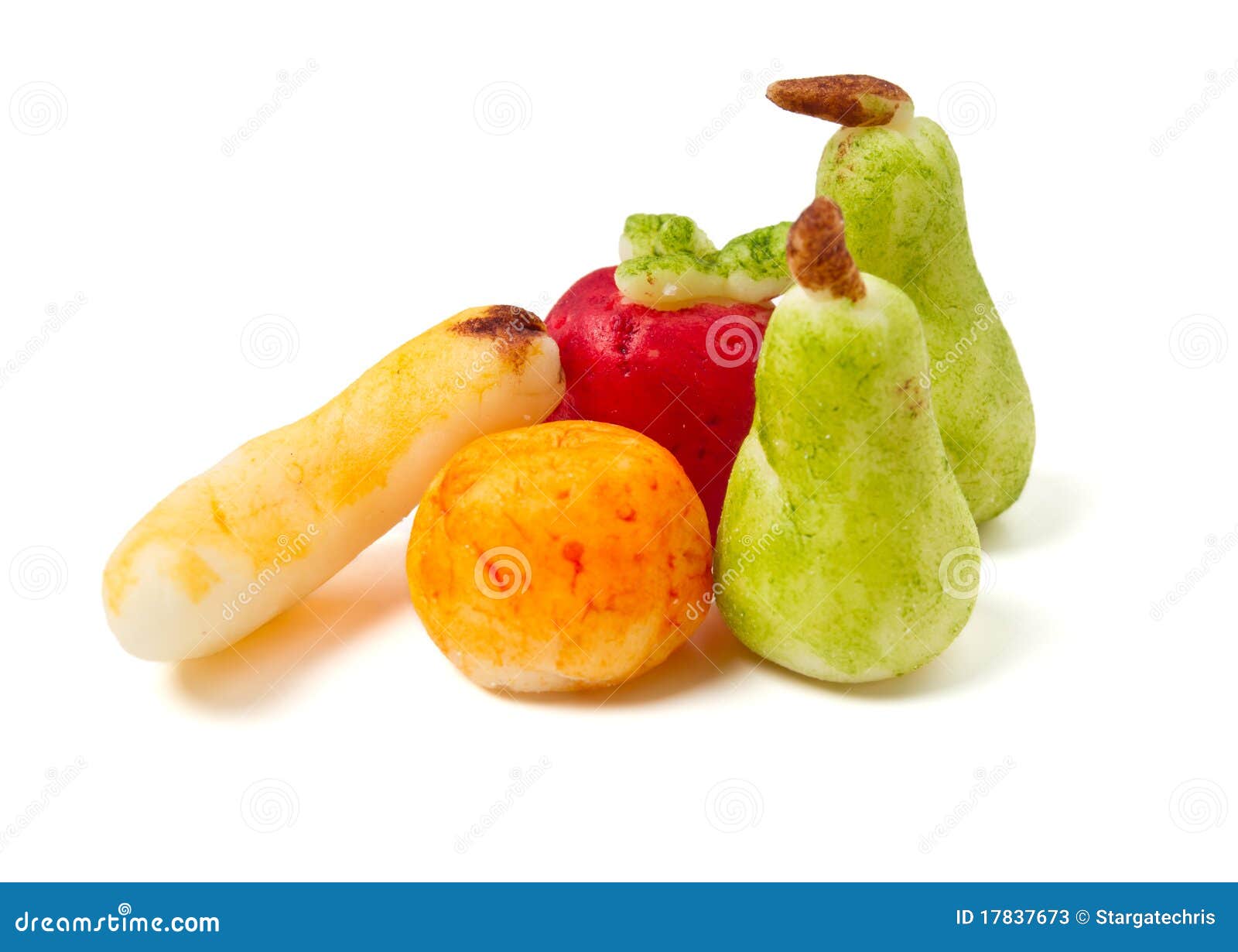 Marzipan-Frucht stockbild. Bild von perspektive, konfektionsartikel ...