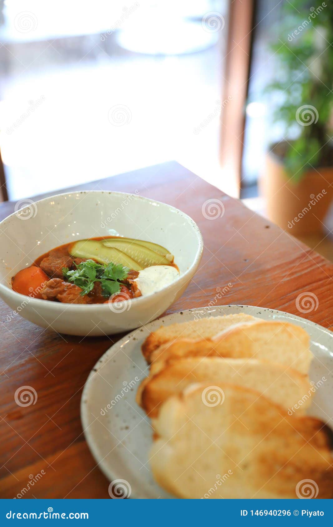 Masala Curry , Indian Food with Bread Stock Photo - Image of asian