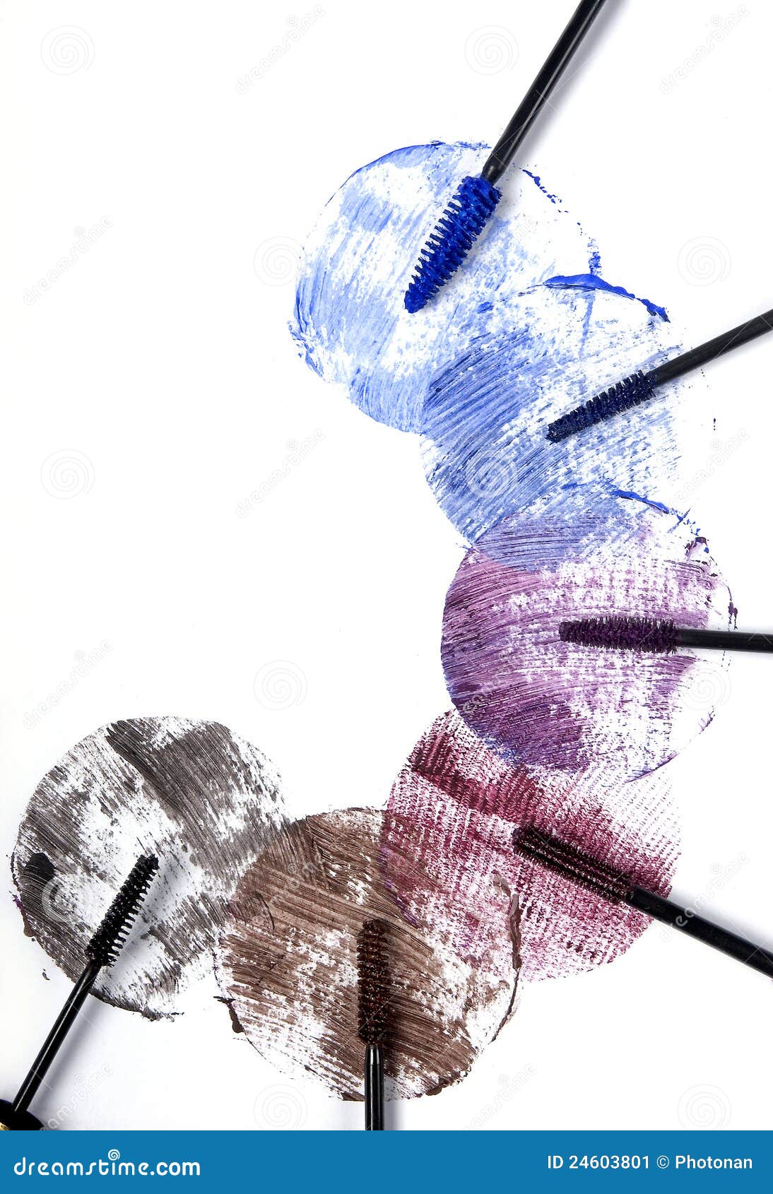 Mascarabrush Paint Circles. Stock Image Image of cosmetology