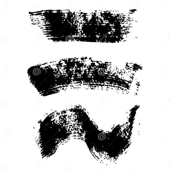 Mascara brush stroke set stock vector. Illustration of cosmetology