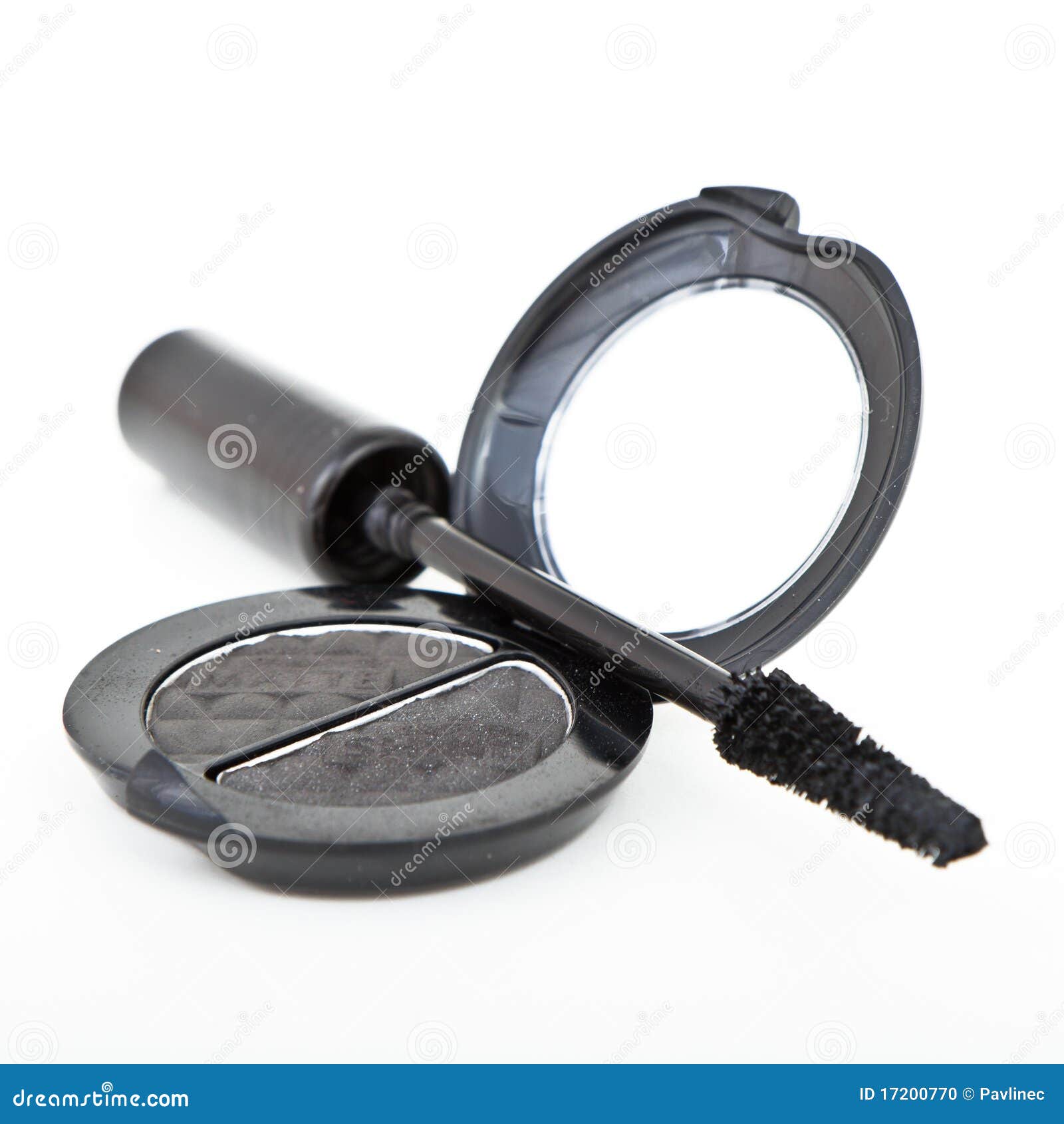 Mascara and eyeshadow stock photo. Image of background 17200770