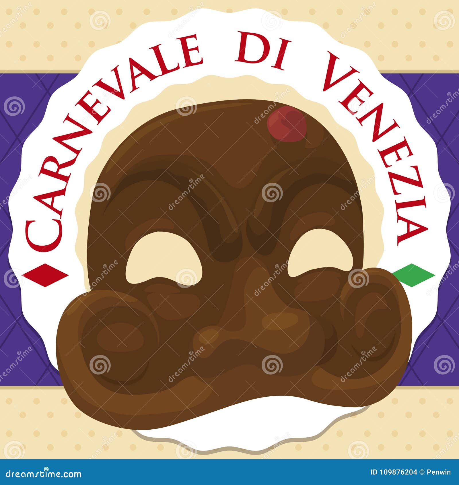Maschera Tradizionale Di Arlecchino Sopra Un Bottone Per Il Carnevale Di  Venezia, Illustrazione Di Vettore Illustrazione Vettoriale - Illustrazione  di europa, arlequina: 109876204