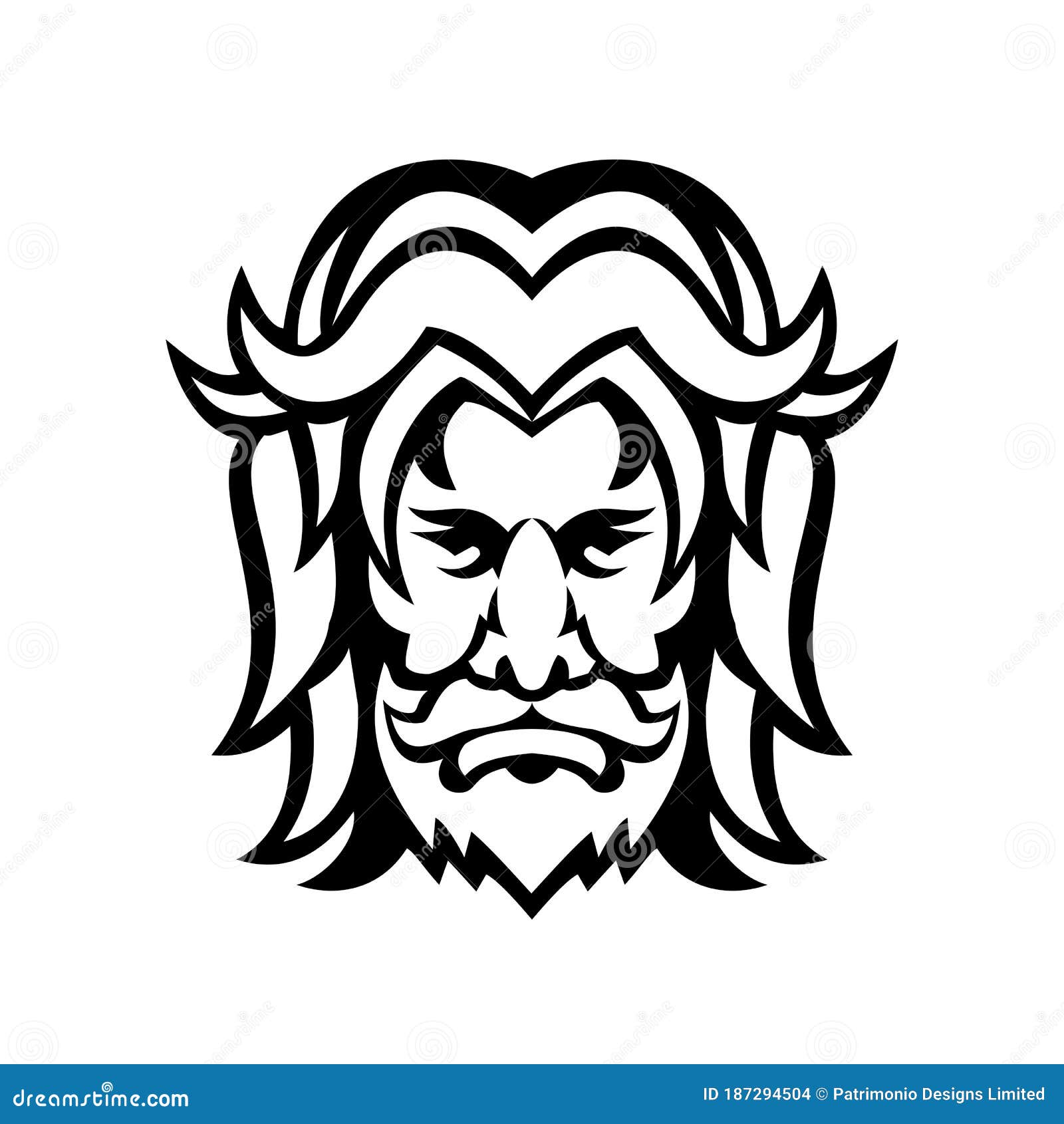 Norse mythology god Baldr. Created with Generative AI technology. Stock  Illustration