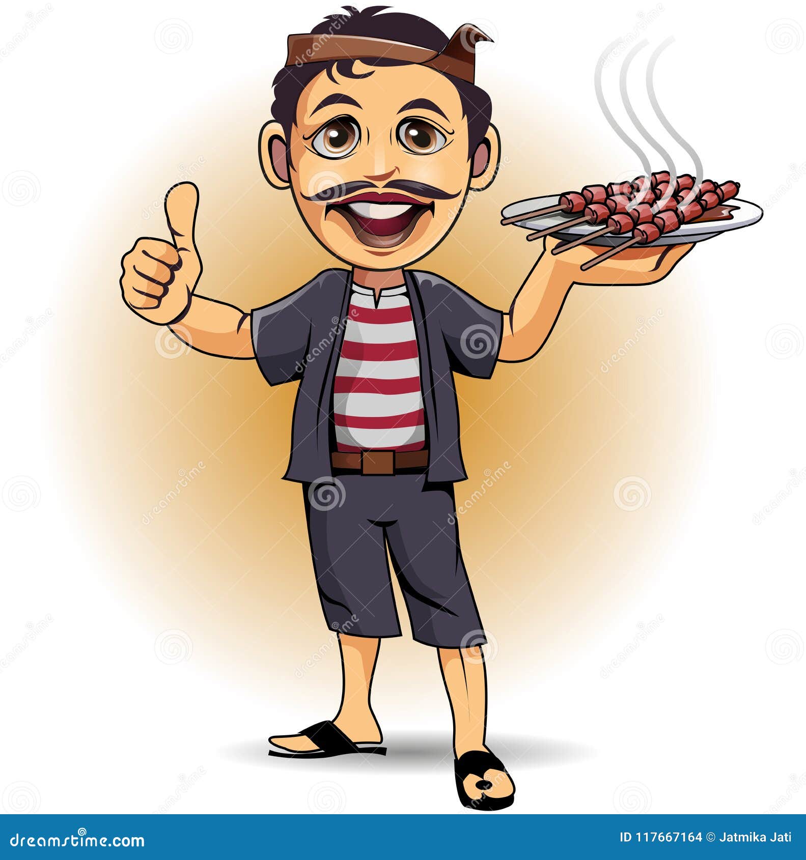 Sate Cartoons Illustrations Vector Stock Images 250 