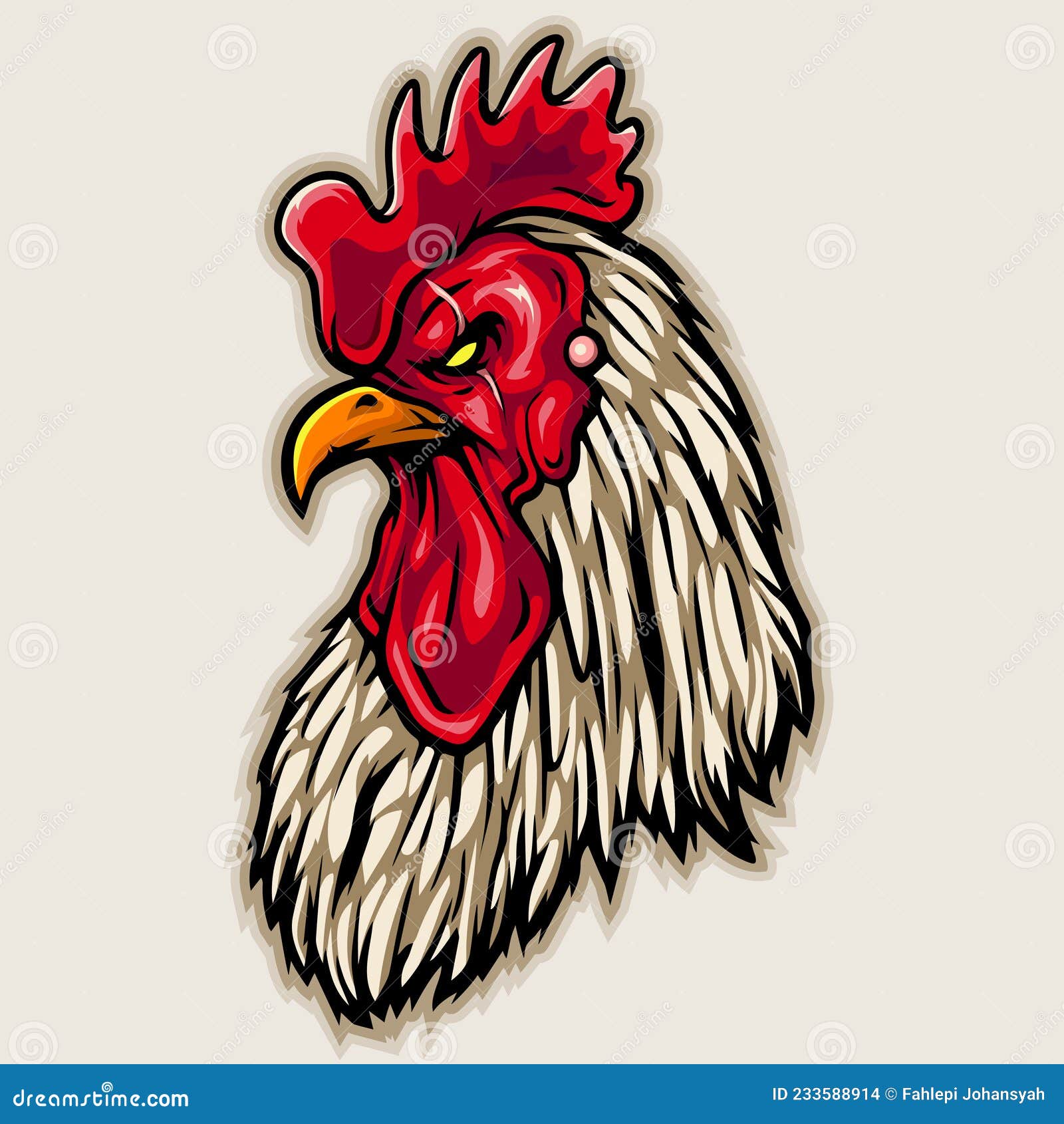 Mascota De Cabeza De Gallo De Pollo De Dibujos Animados Ilustración del Vector - Ilustración de emblema, arte: 233588914 Mascota De Cabeza De Gallo De Pollo De Dibujos Animados Ilustración del Vector - Ilustración de emblema, arte: 233588914