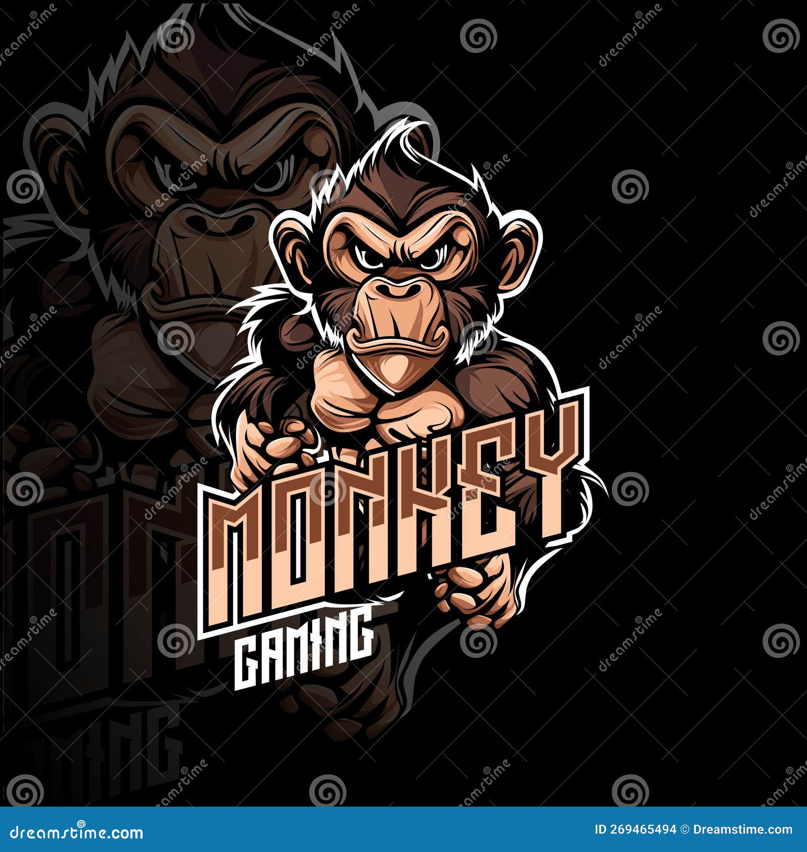 Design de jogos de macaco 523133 Vetor no Vecteezy