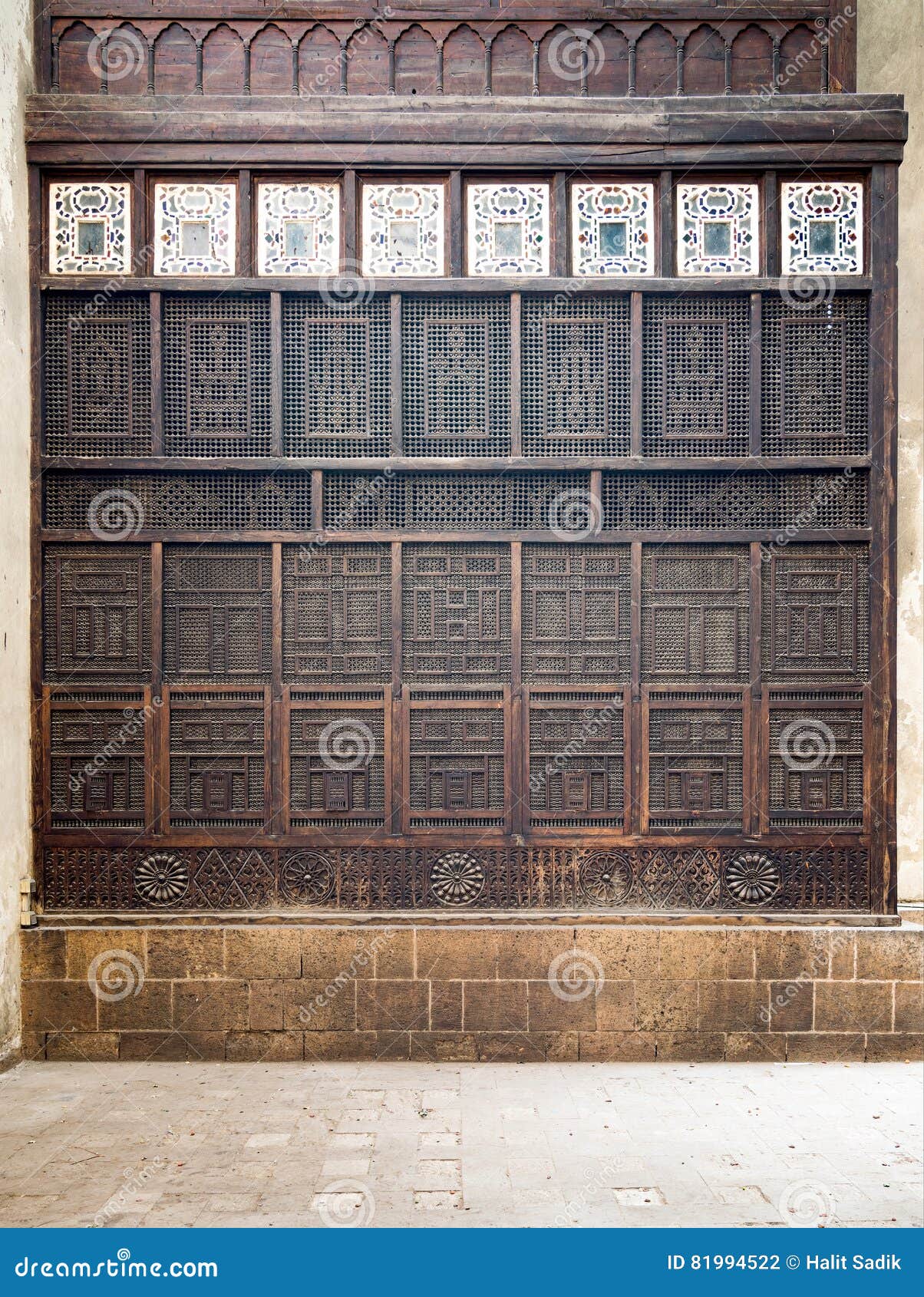 mashrabiya facade, el sehemy house, cairo, egypt