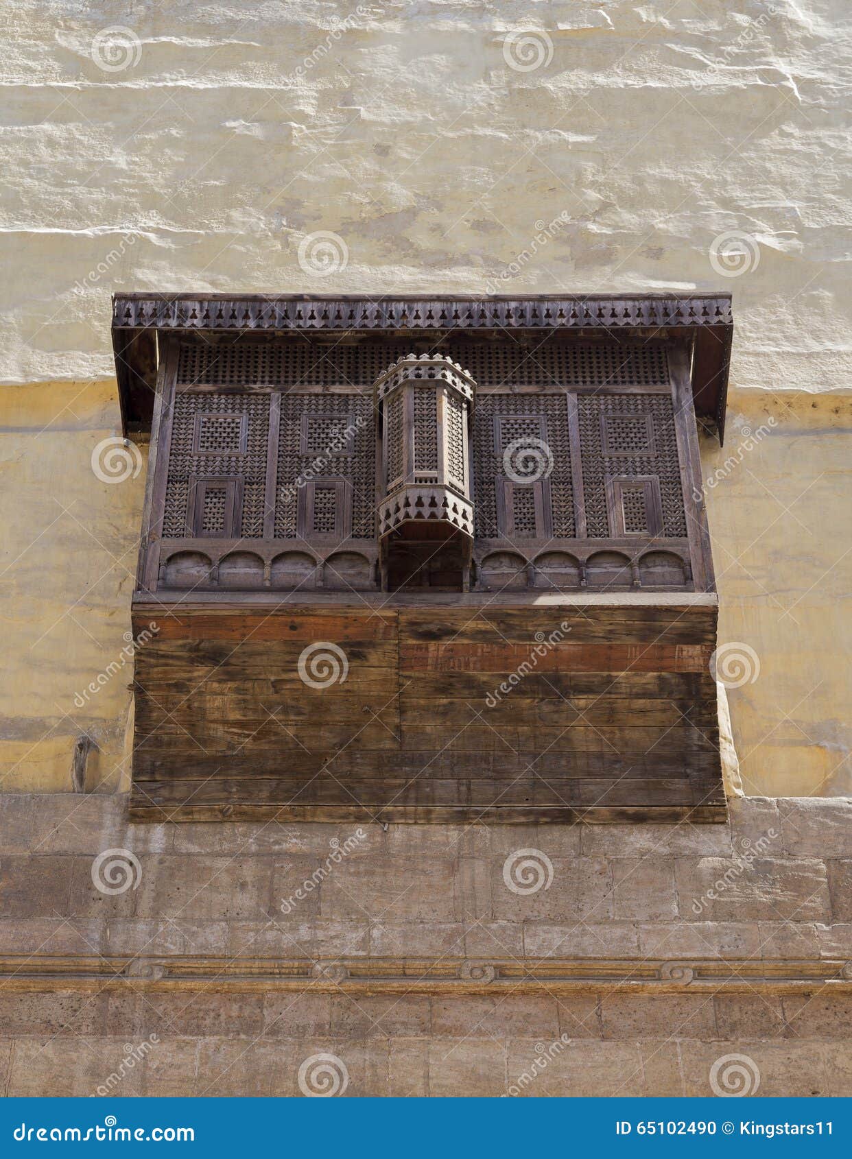 mashrabiya window , old house , cairo, egypt.