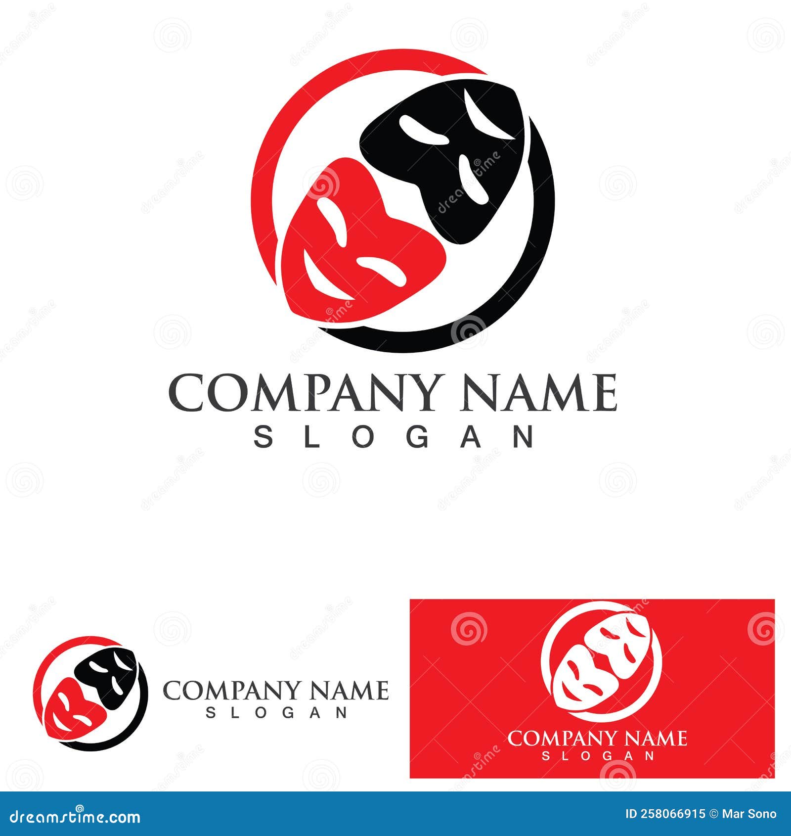 Mask Logo and Symbol Vector Stock Vector Illustration of isolated