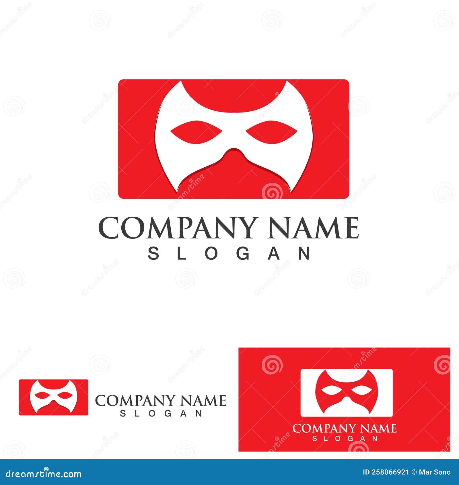 Mask Logo and Symbol Vector Stock Vector Illustration of emblem, head