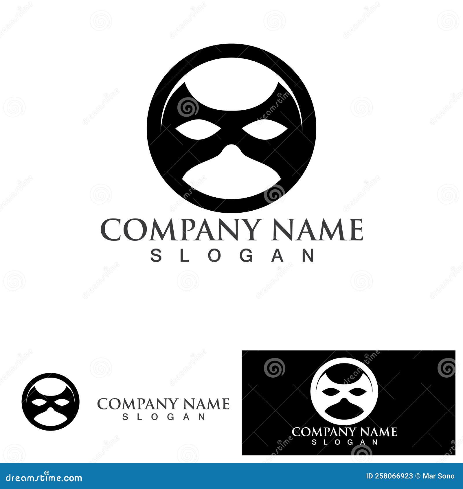 Mask Logo and Symbol Vector Stock Vector Illustration of sport, actor