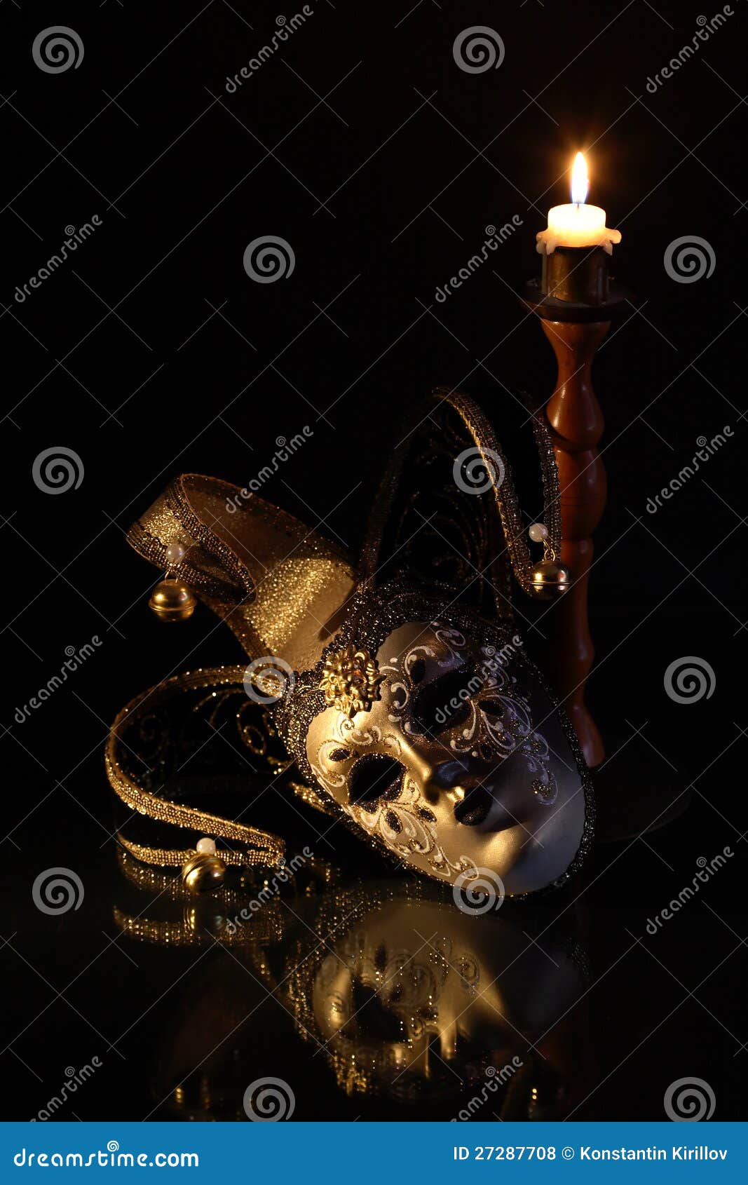 Mask Near Candle stock photo. Image of beauty, symbol 27287708