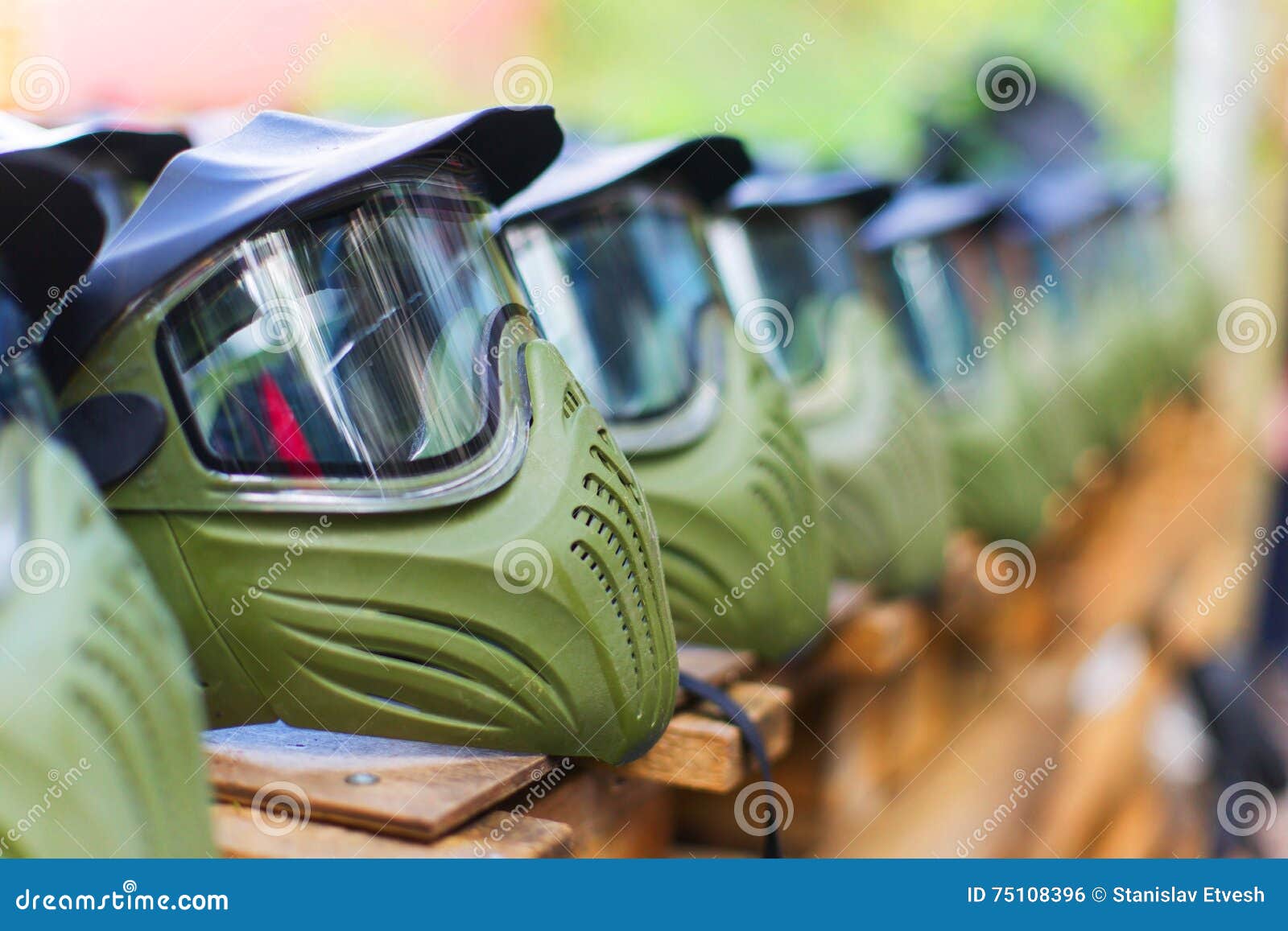Mask for paintball stock photo. Image of sport, fire 75108396