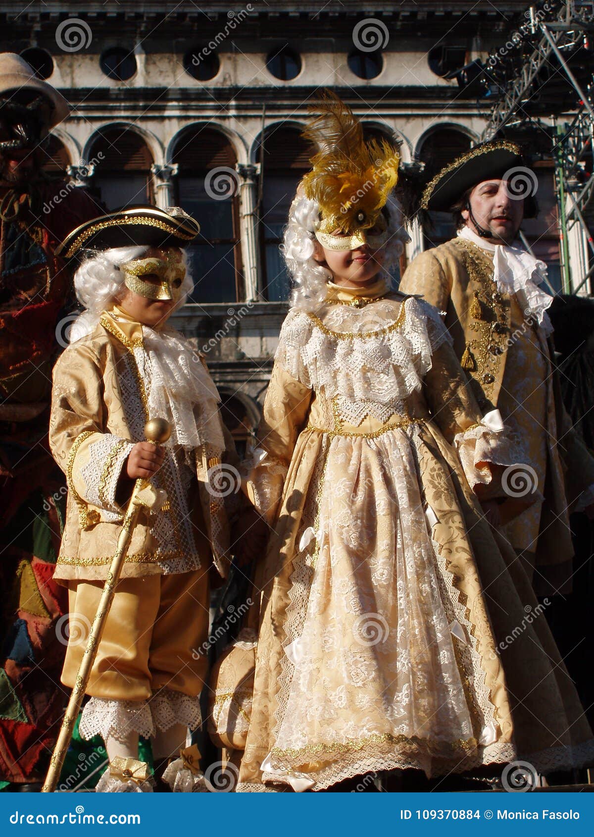 Masked Children in Venice, Very Sweet and Beatuiful Editorial Stock ...