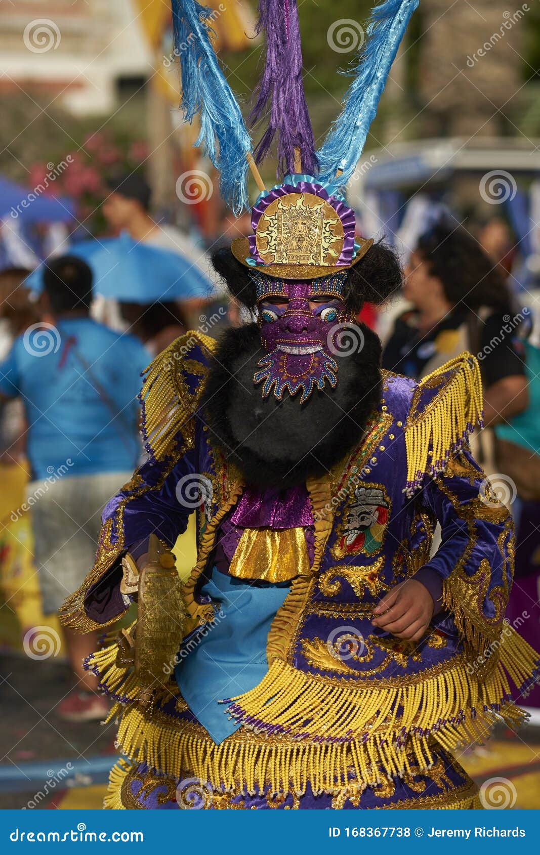 Morenada Dance Group At The Arica Carnival, Chile ...