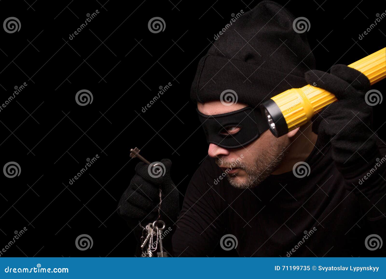 Masked Thief Stock Image Image Of Felon Burglar Mugger 71199735