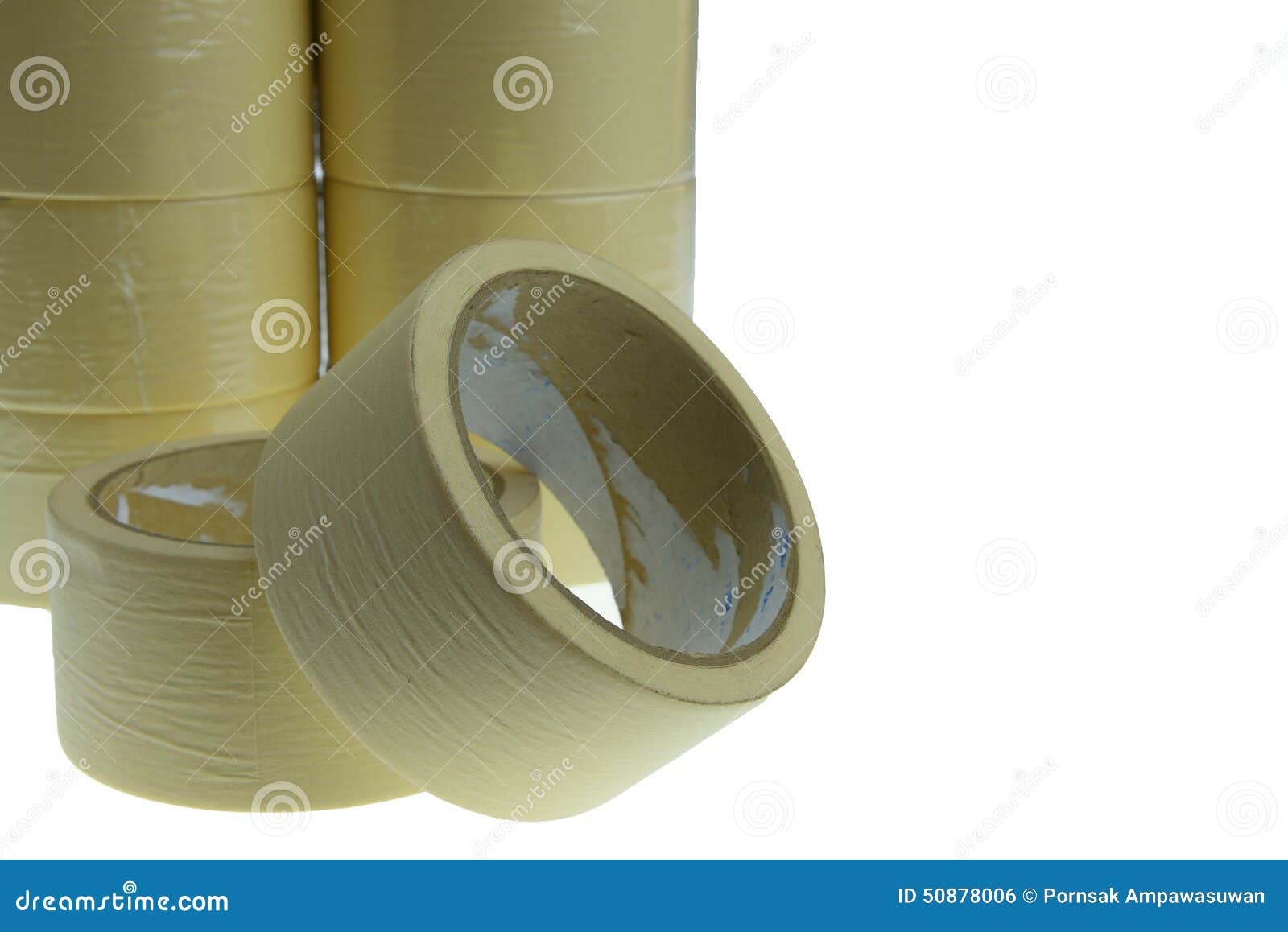 Masking tape stock photo. Image of packaging, tool, isolated 50878006