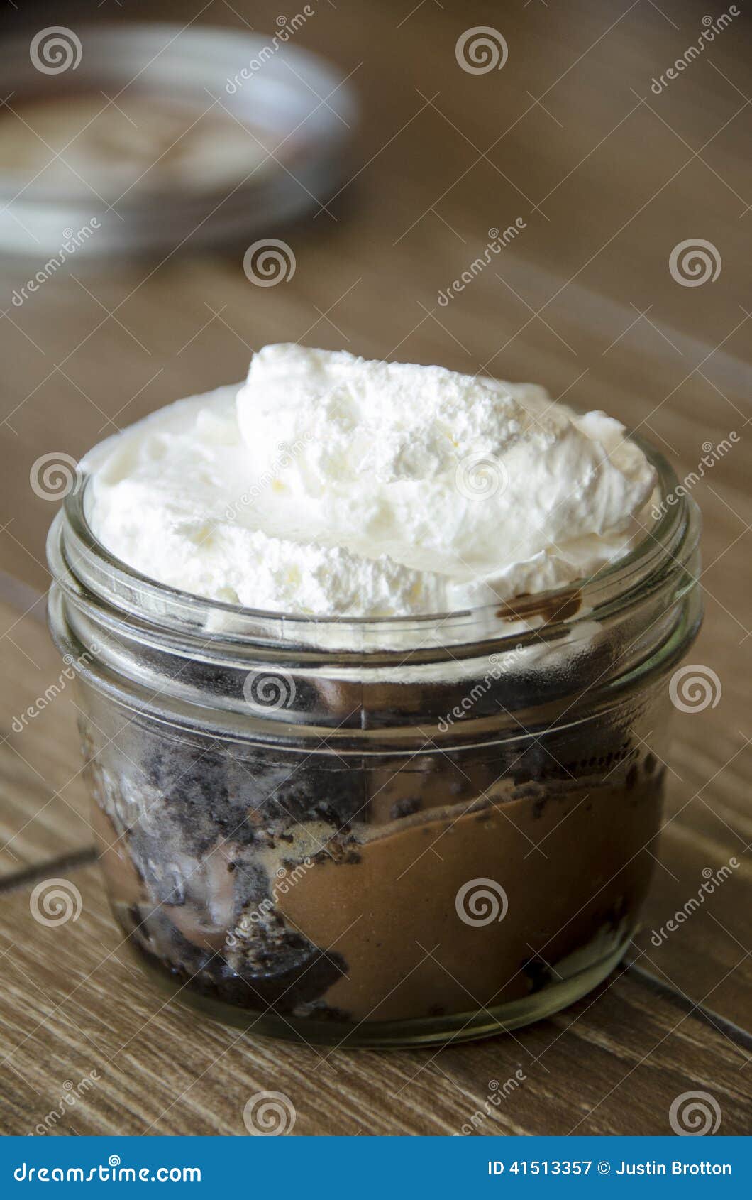 Mason jar pie stock image. Image of dessert, mason, chocolate 41513357