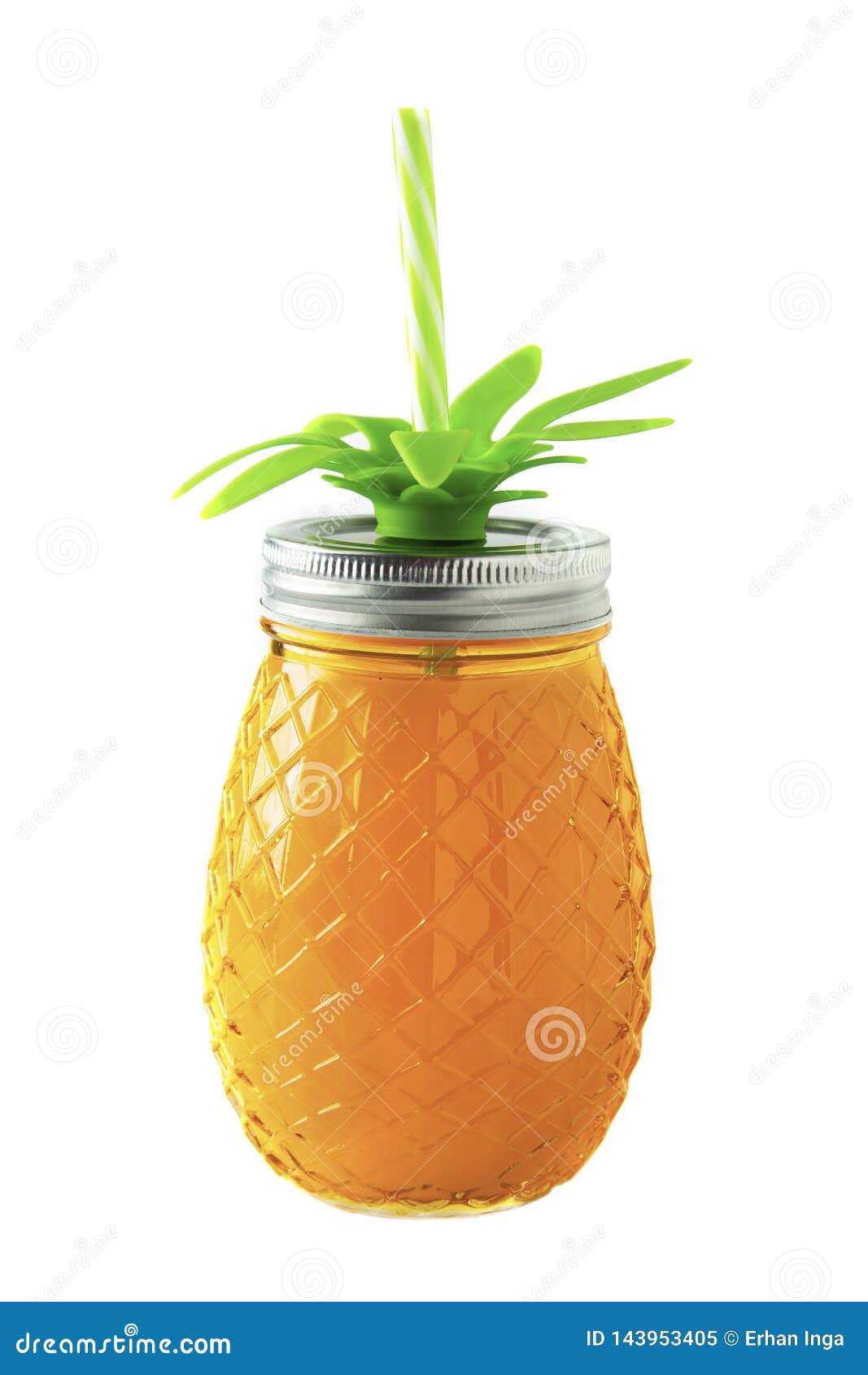 Pineapple Fruit Mason Jar