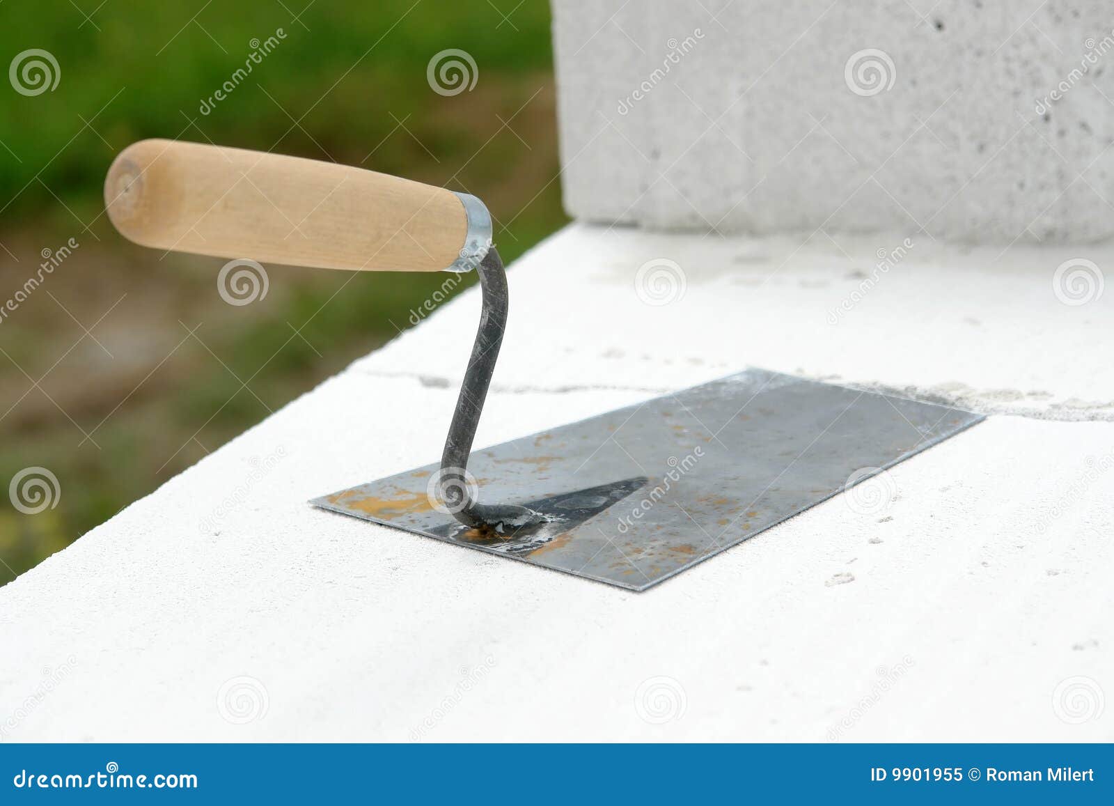 Mason s trowel stock image. Image of housing, trowel, site 9901955