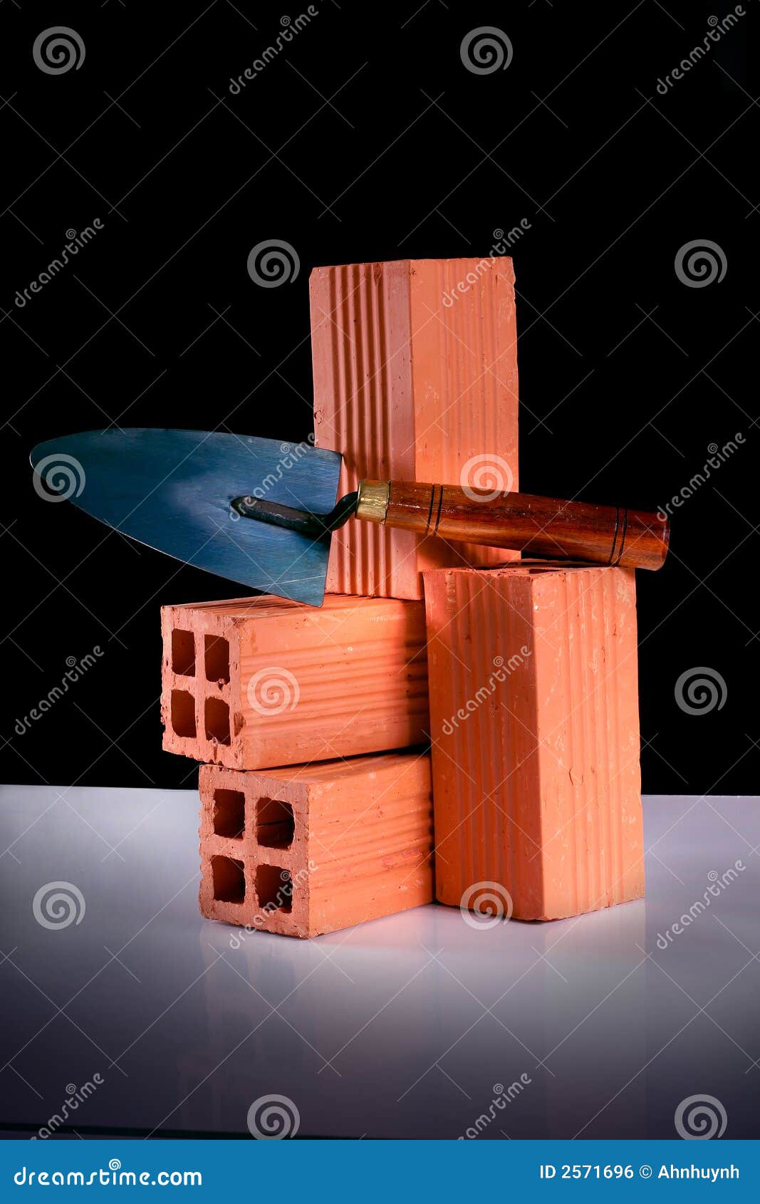 Masonry stock photo. Image of trowel, trade, home, foundation 2571696