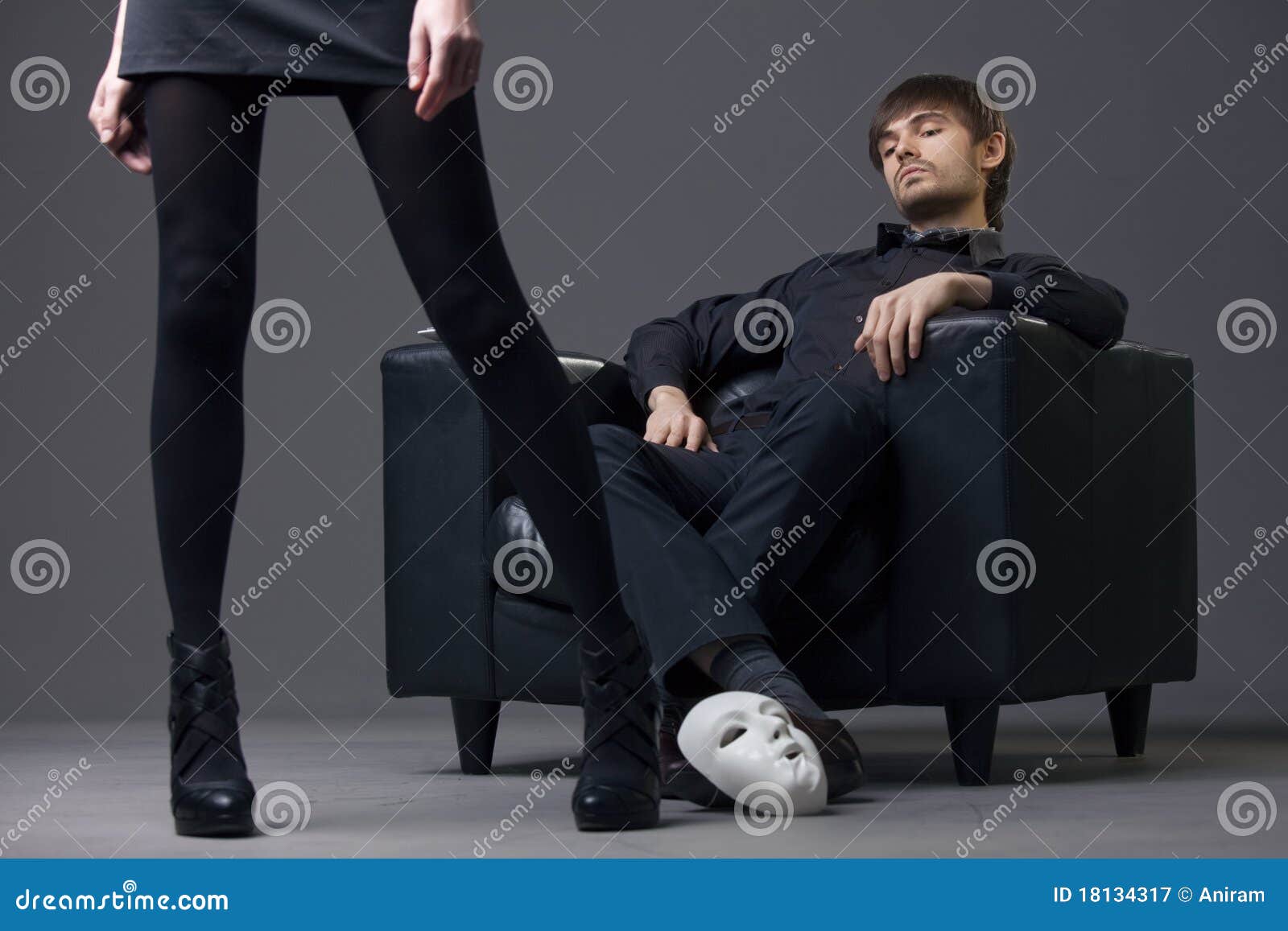 Masque In Relationship Masque In Relationship Stock Image Image Of Handsome
