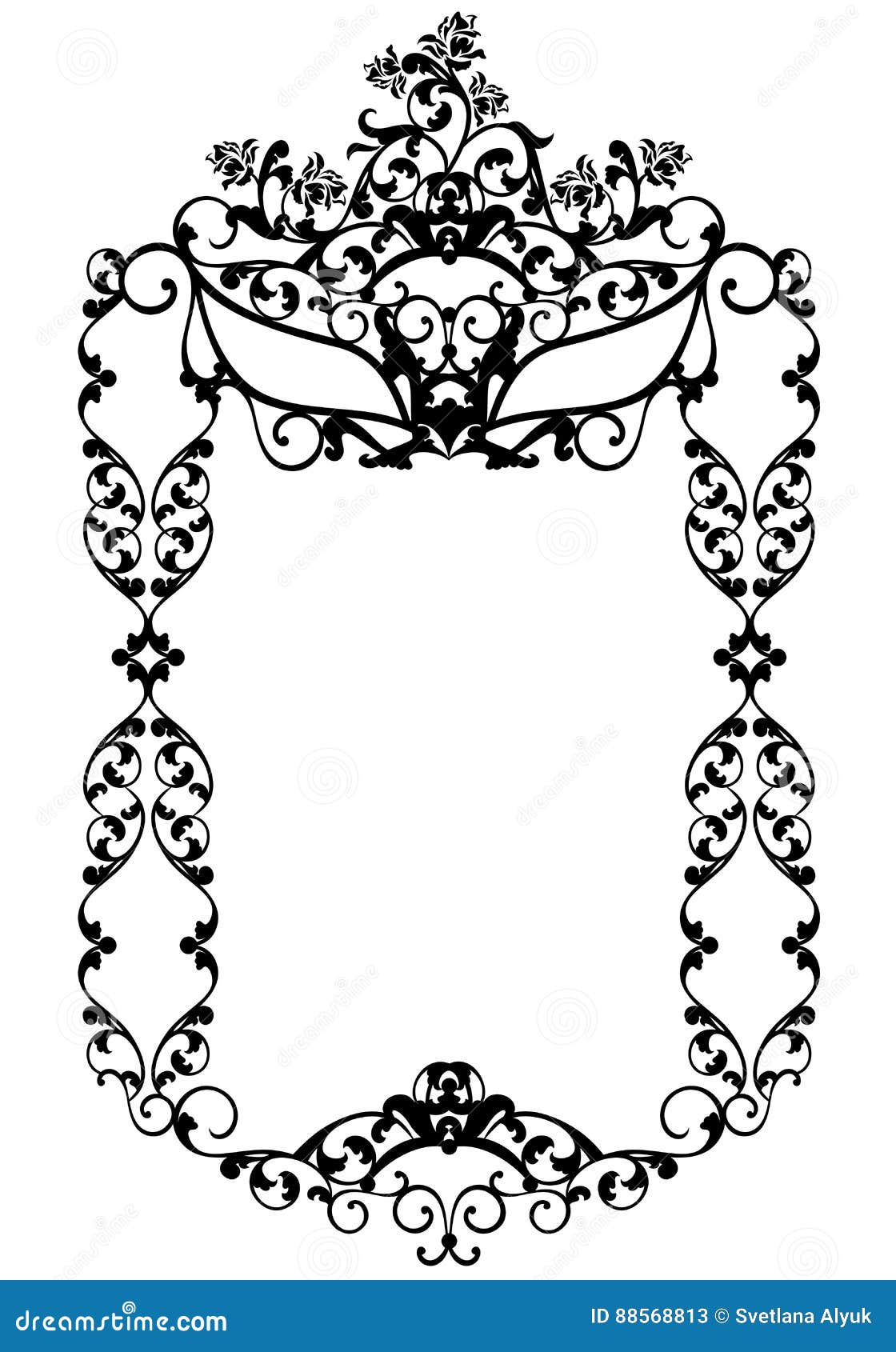Download Masquerade Party Frame Vector Design With Carnival Mask ...