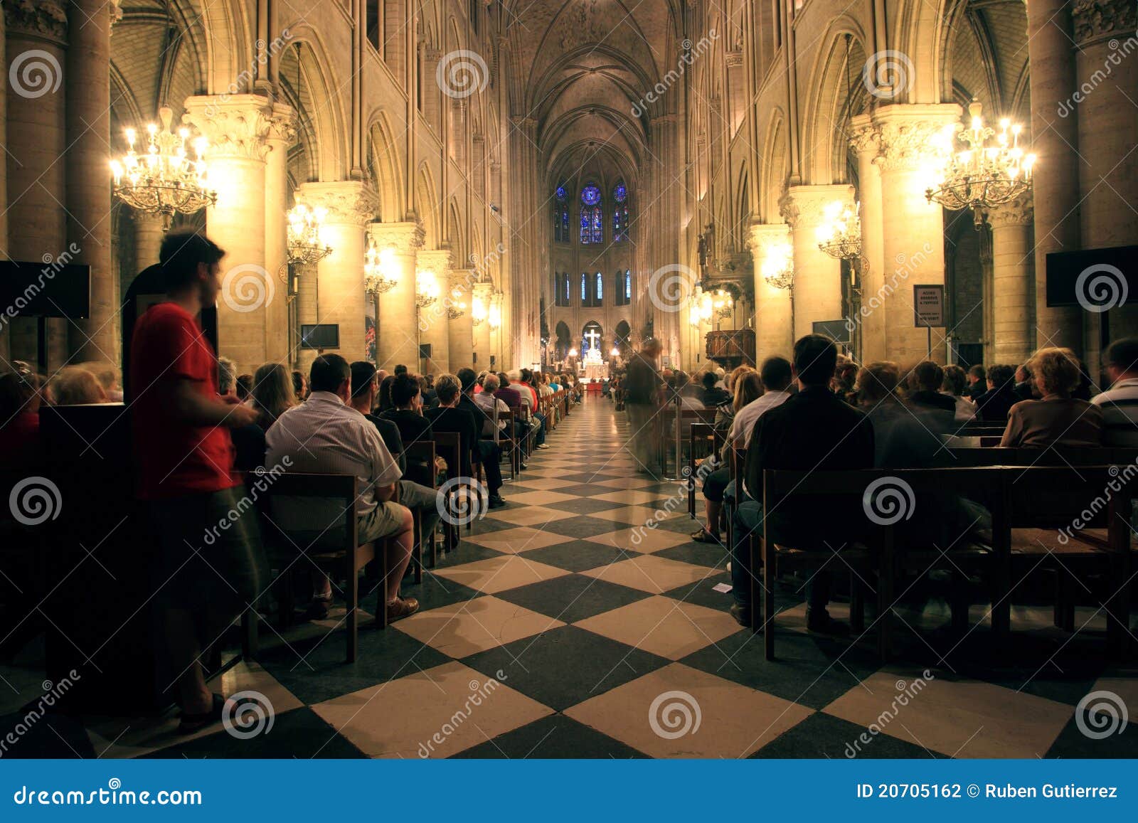 Mass Celebration in Notre Dame Editorial Photography Image of worship