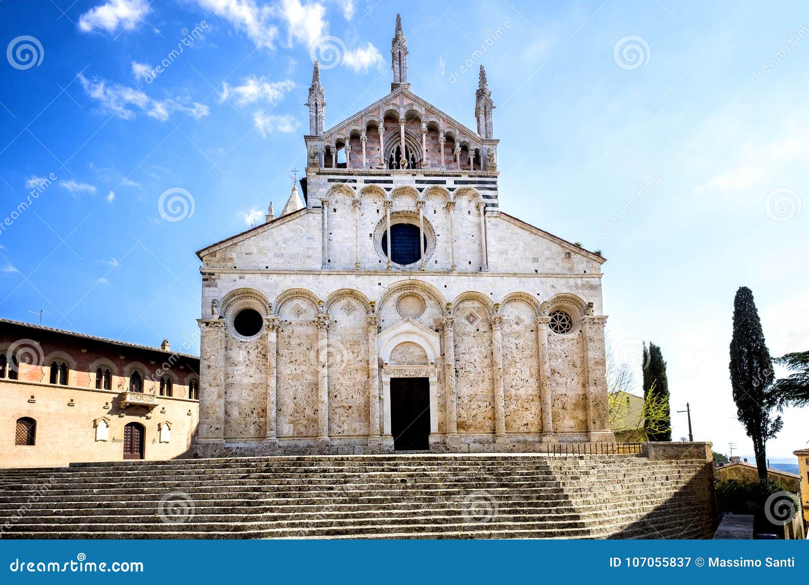 cathedral of san cerbone, massa marittima, grosseto. italy