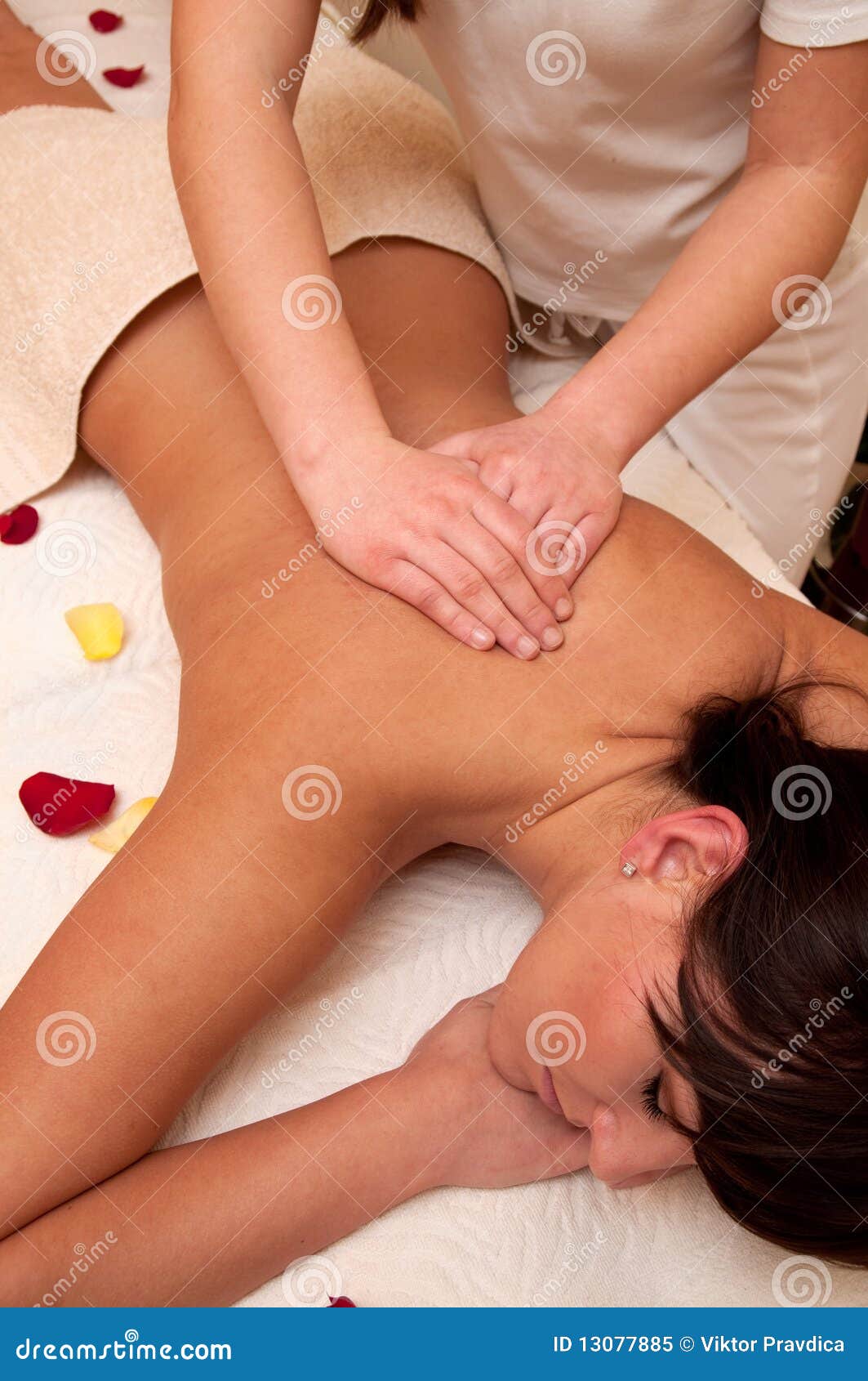 Massage stock image
